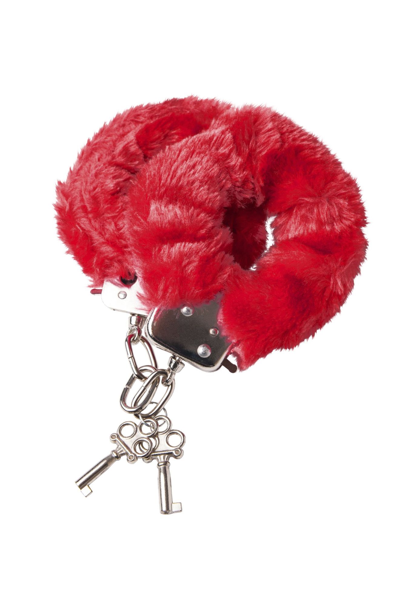 наручники toyfa theatre, меховые, красные, 28 см в Симферополе
