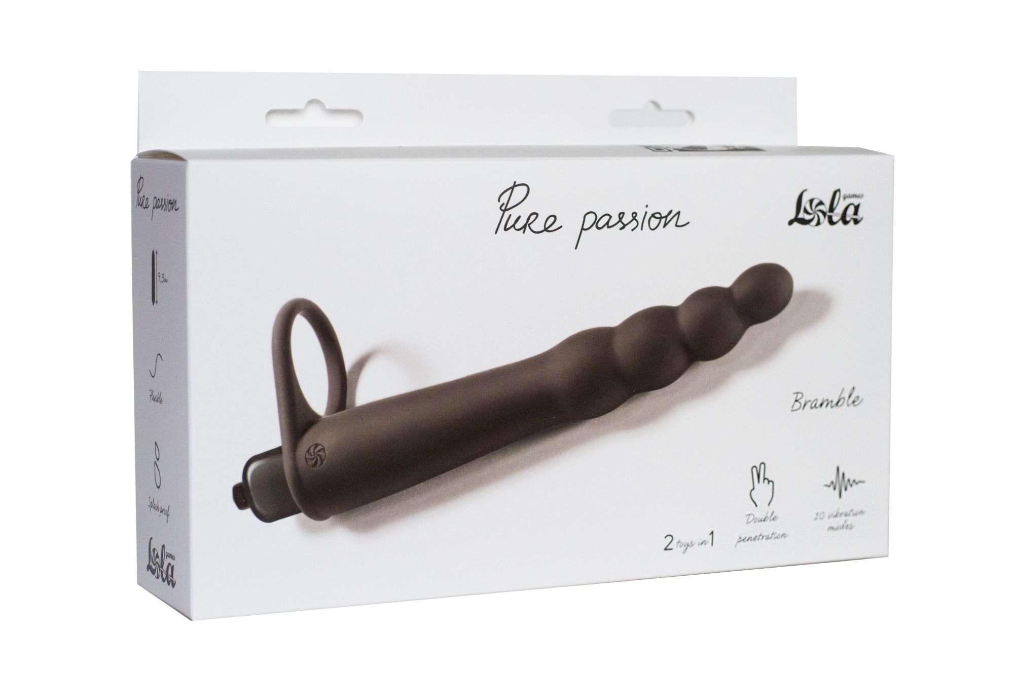 вибронасадка для двойного проникновения pure passion bramble black 1201-01lola в Симферополе