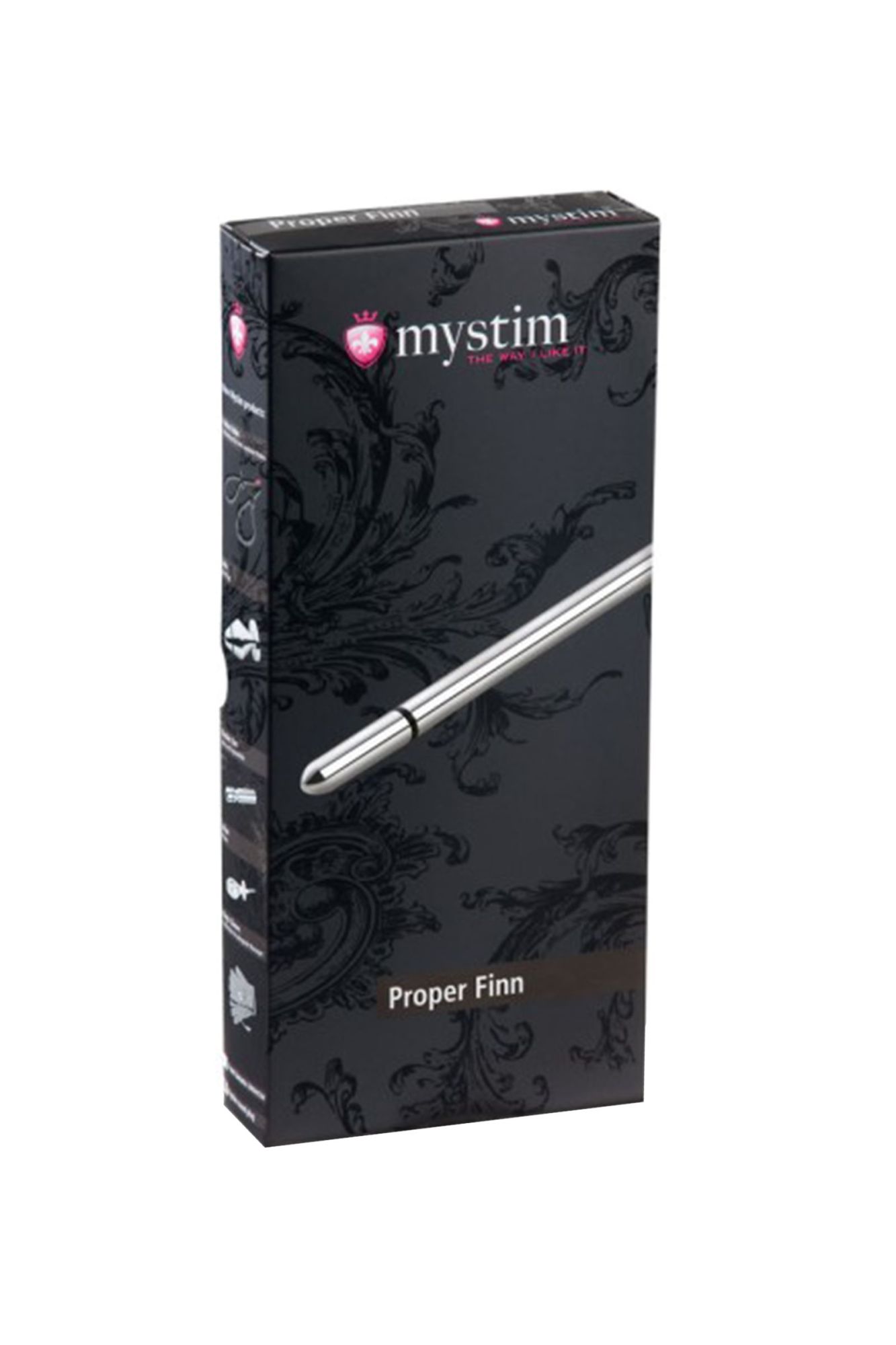 электростимулятор уретры mystim proper finn, хирургическая сталь, серебряный, 20 см в Симферополе