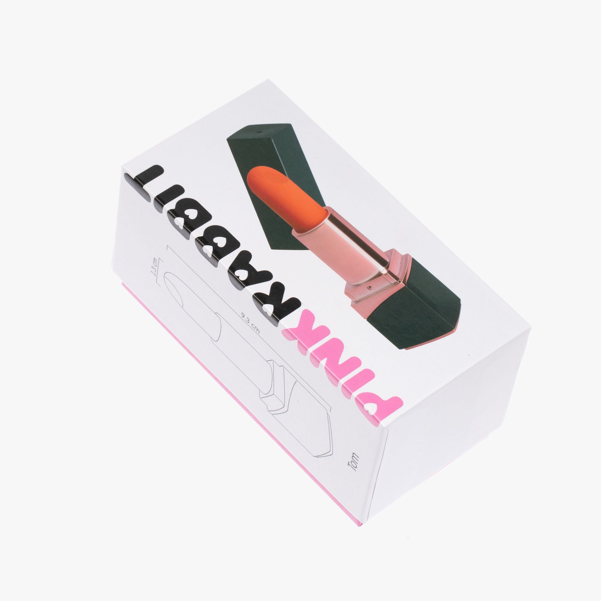 миниатюрный вибромассажер в виде помады pink rabbit tom из жидкого силикона, черный в Симферополе