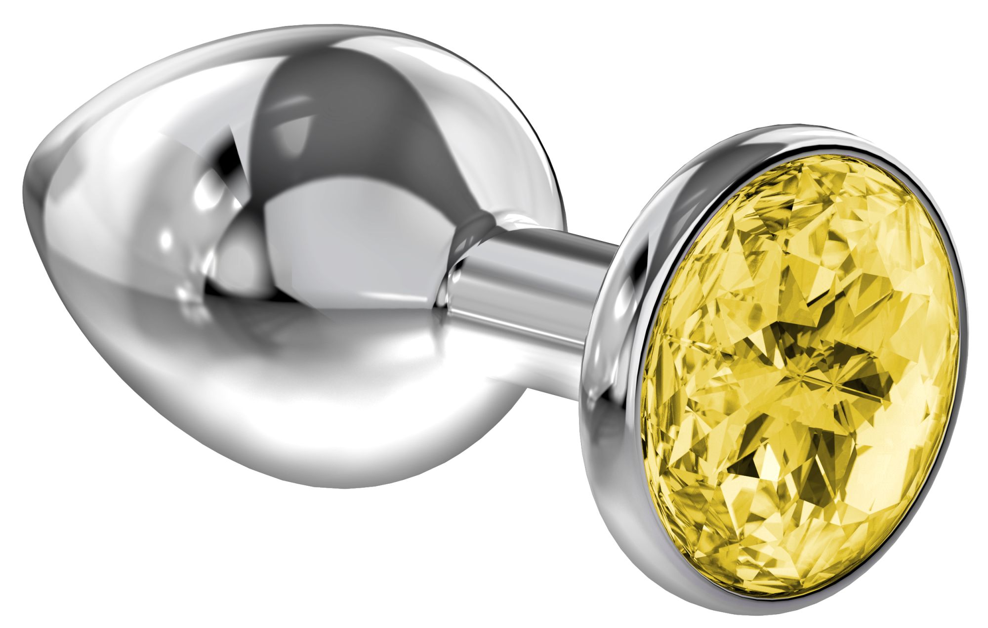 анальная пробка diamond yellow sparkle large 4010-02lola в Симферополе