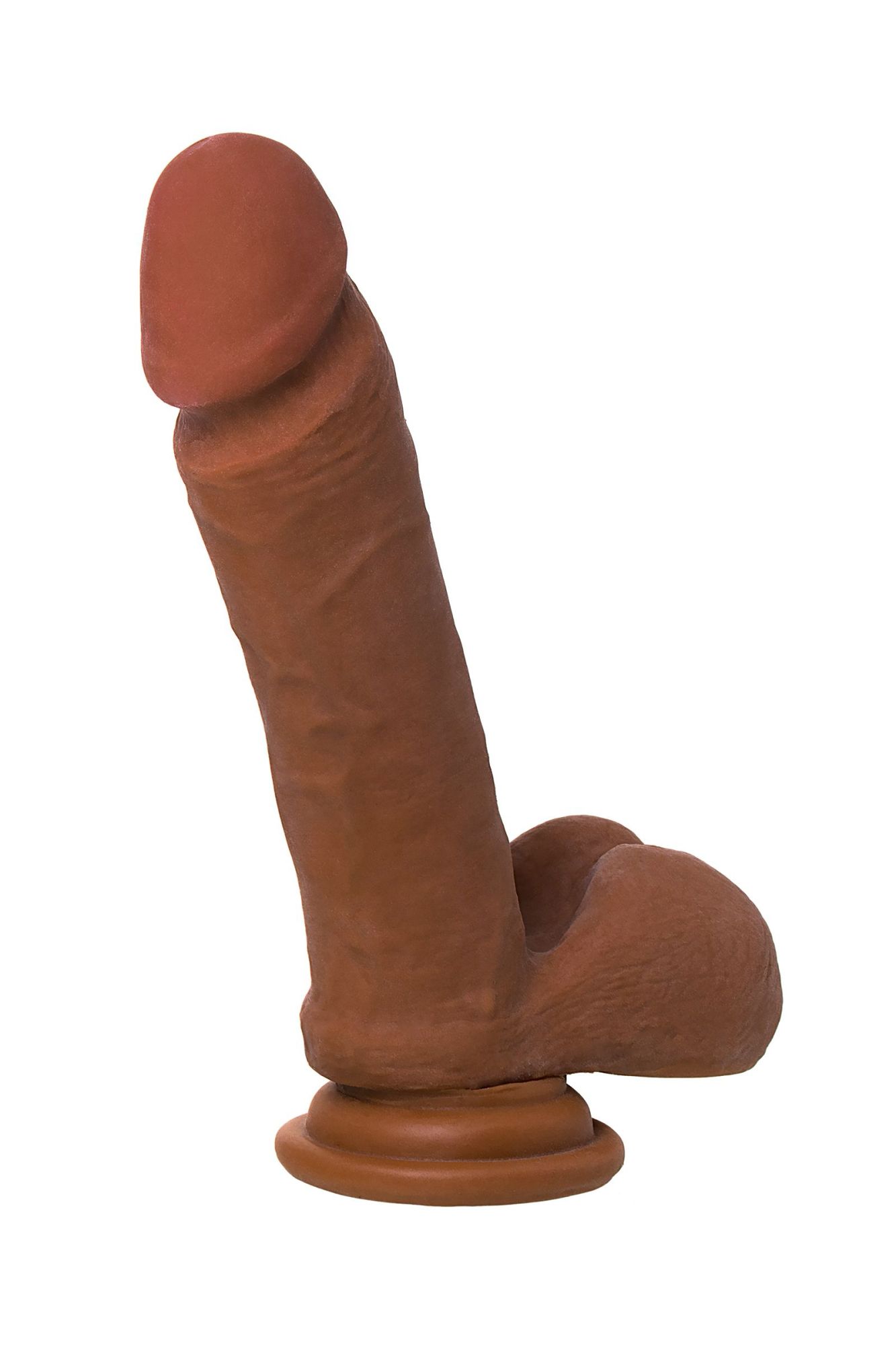 реалистичный фаллоимитатор toyfa realstick elite mulatto, коричневый, 16 см в Симферополе