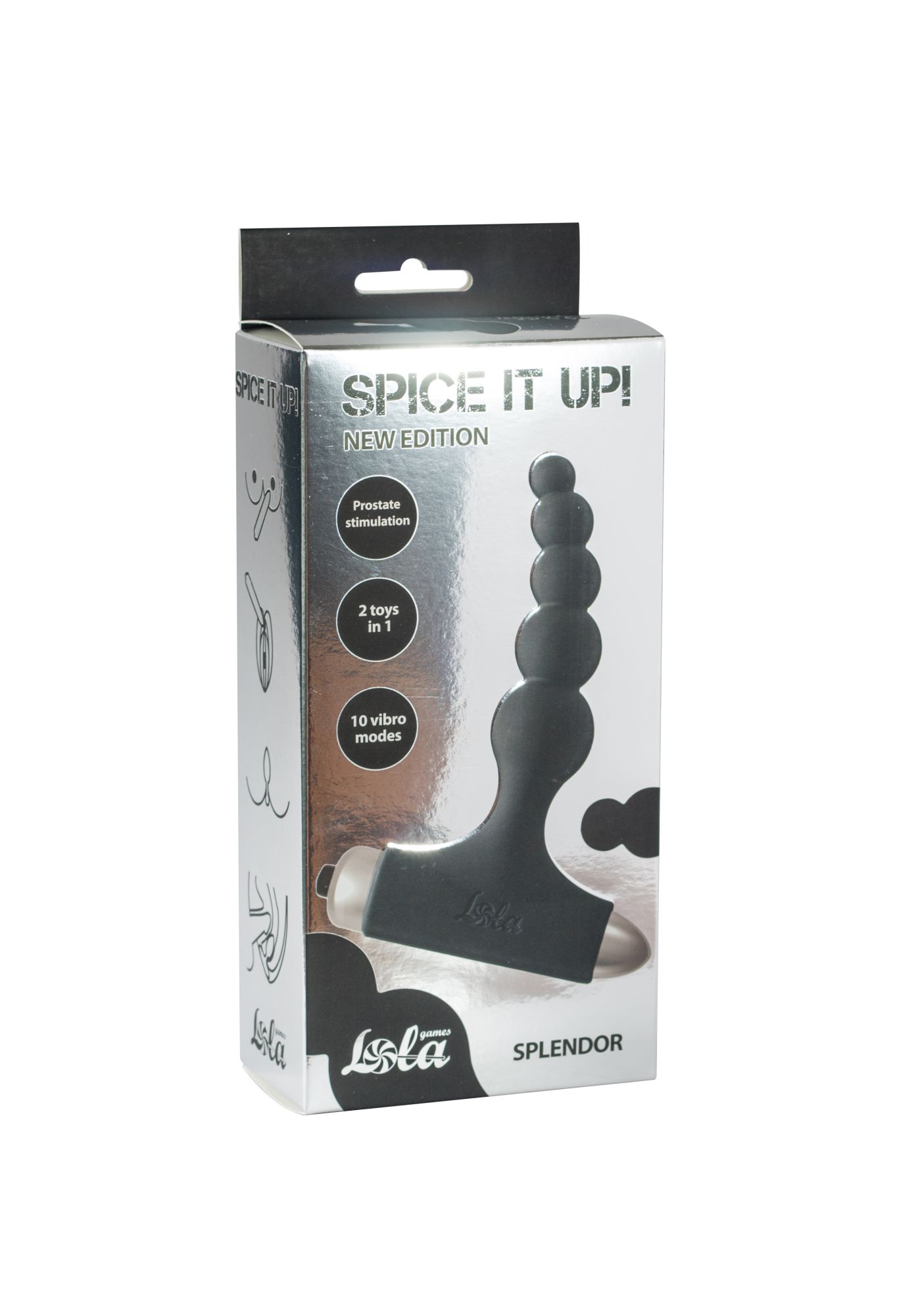 анальная пробка с вибрацией spice it up new edition splendor black 8017-01lola в Симферополе