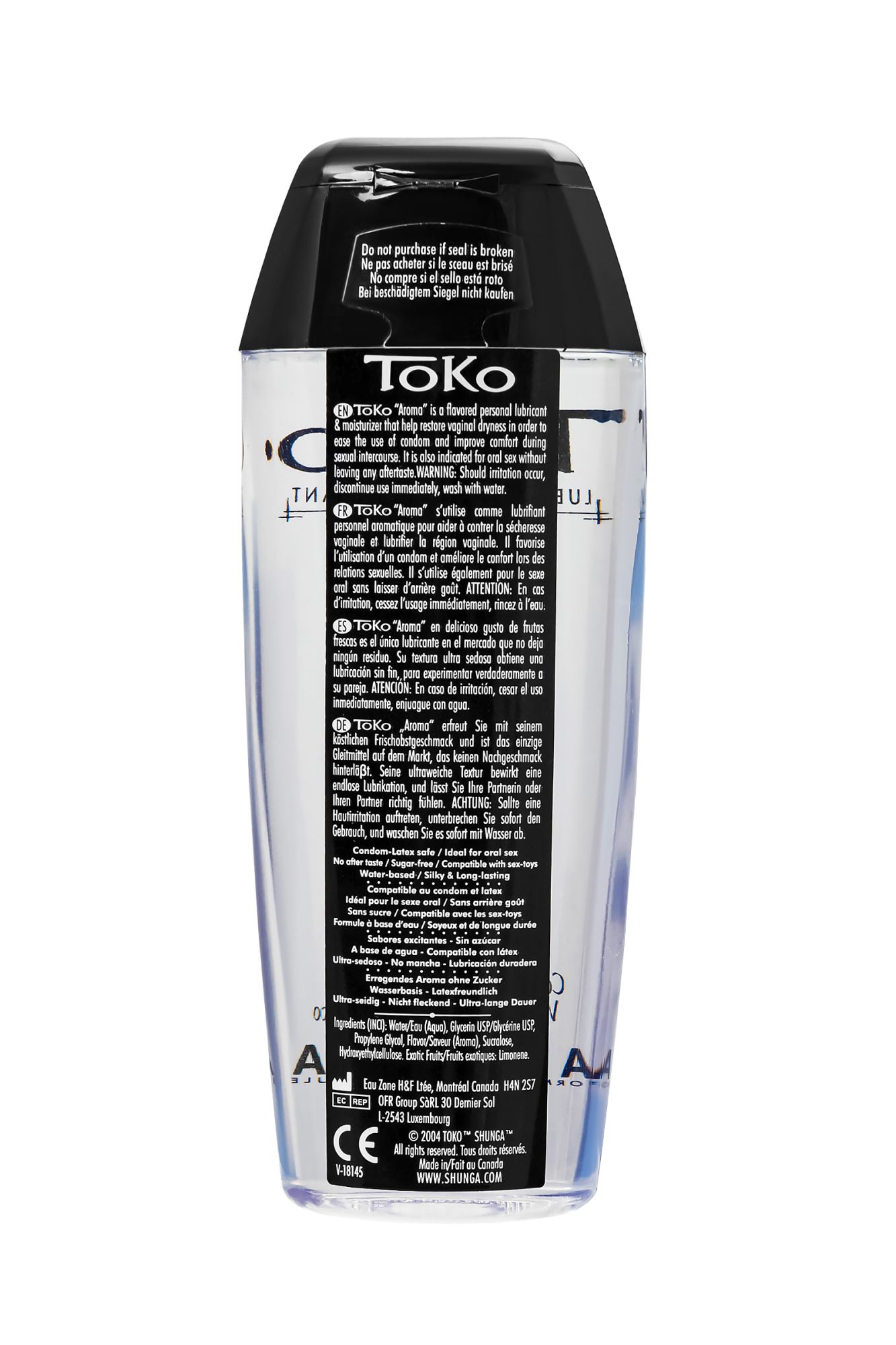 лубрикант shunga toko aroma на водной основе, кокос, 165 мл в Симферополе
