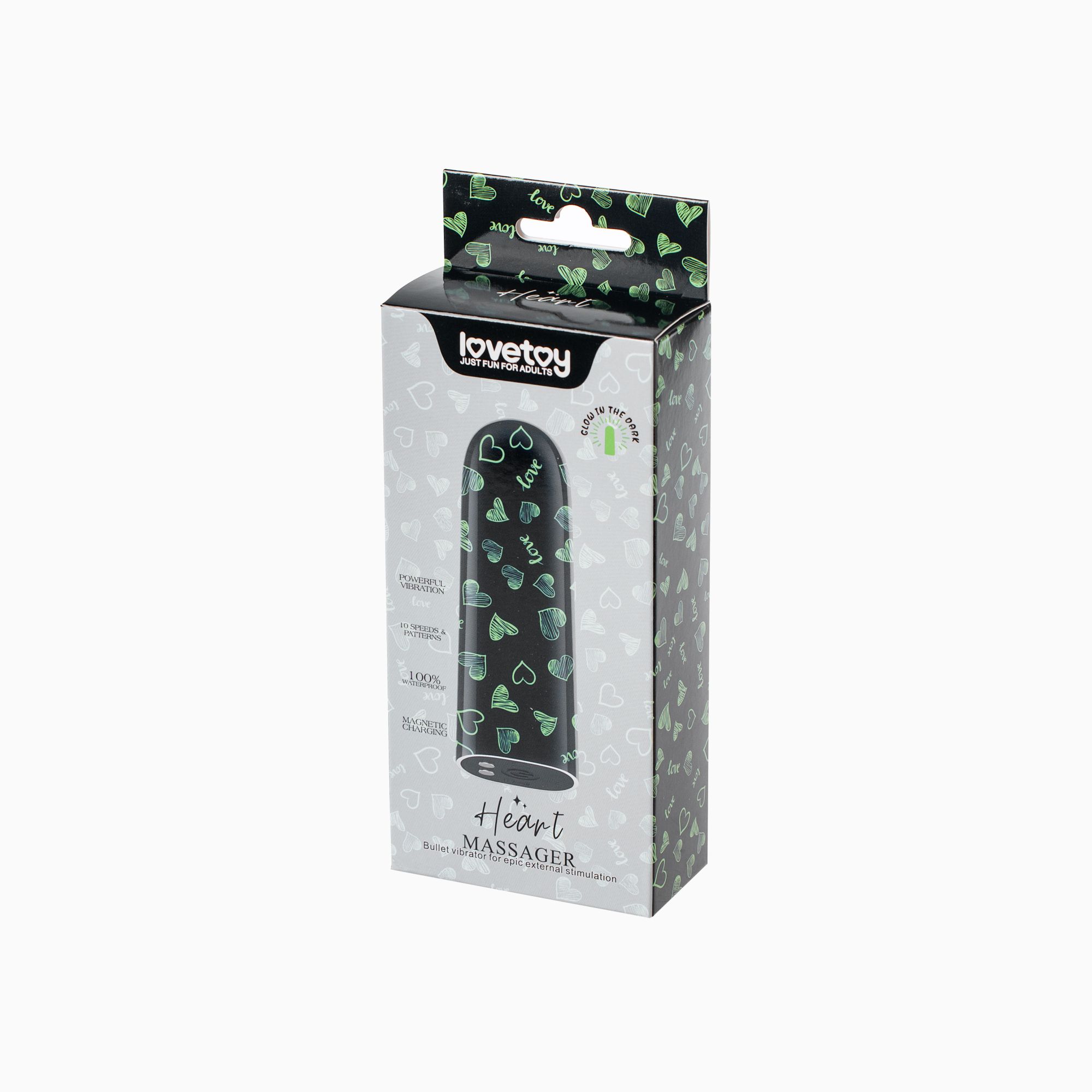  вибропуля lovetoy glow-in-the-dark heart_светится в темноте в Симферополе
