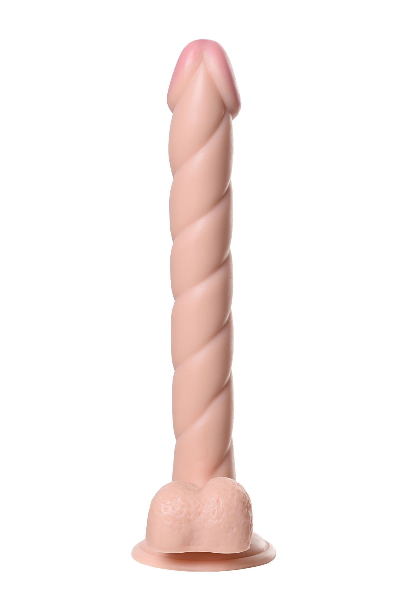 реалистичный фаллоимитатор toyfa realstick nude, pvc, телесный, 31,5 см в Симферополе