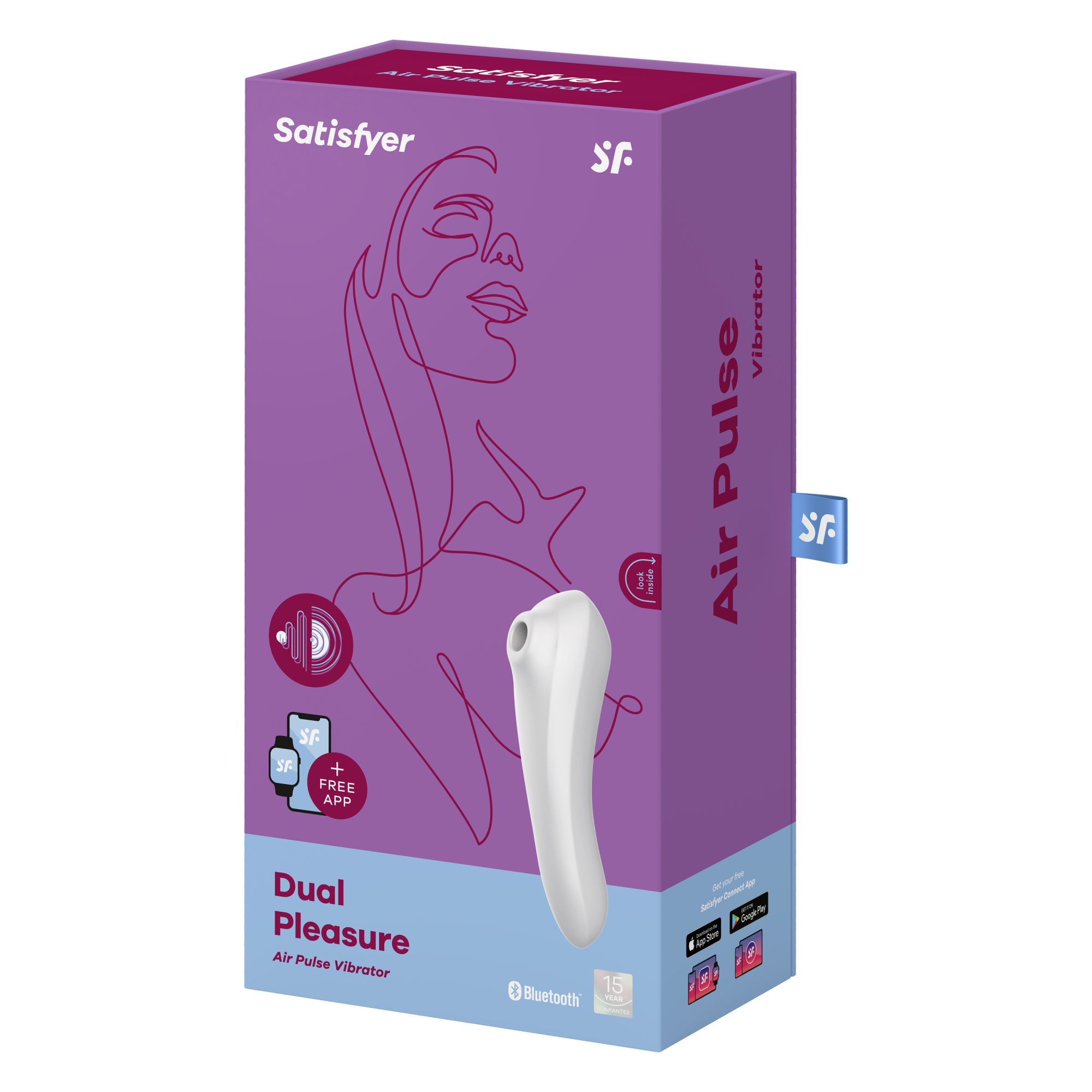 вакуумный массажер satisfyer dual pleasure white 003092sa в Симферополе