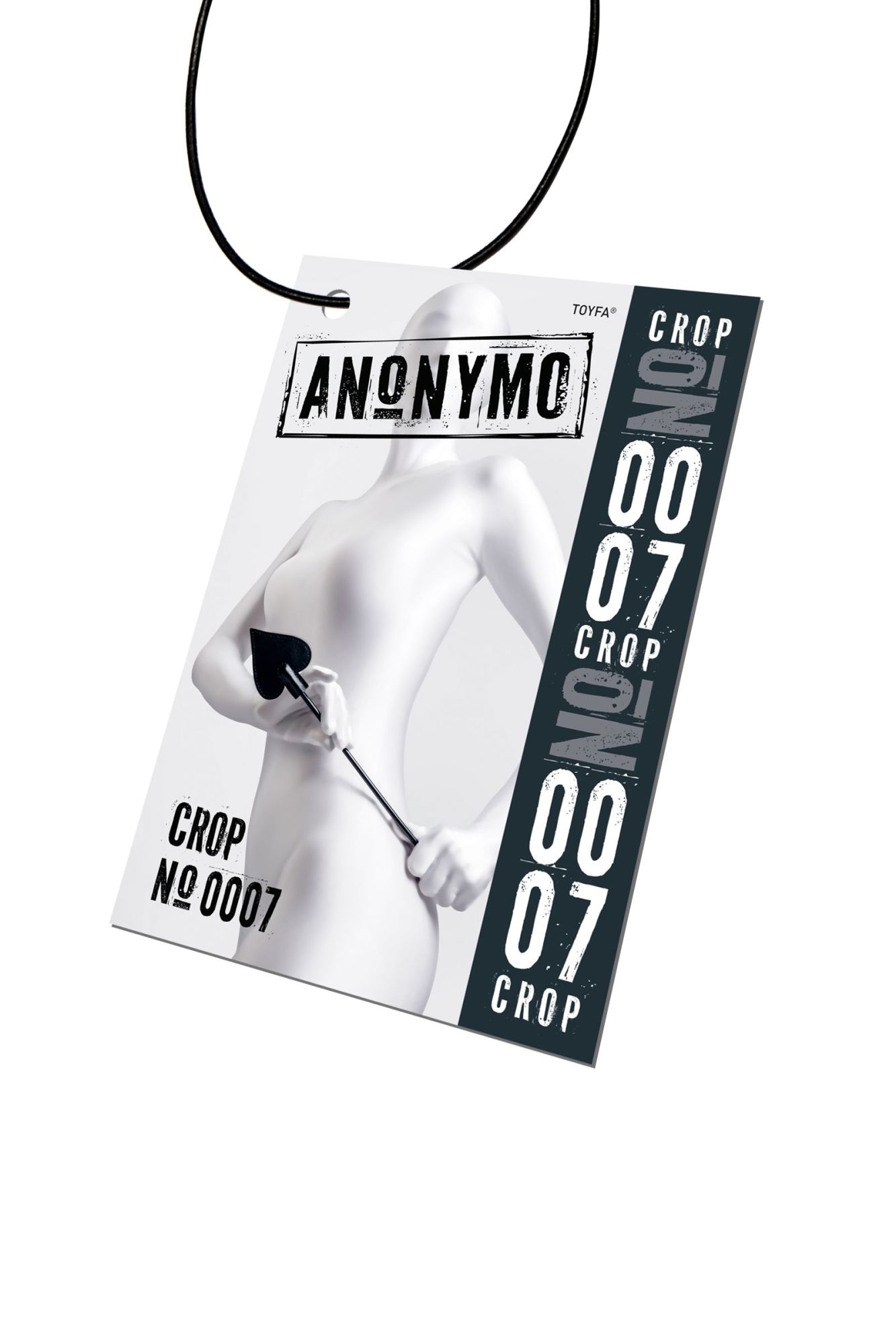 стек anonymo #0007, pu кожа, чёрный, 36 см в Симферополе
