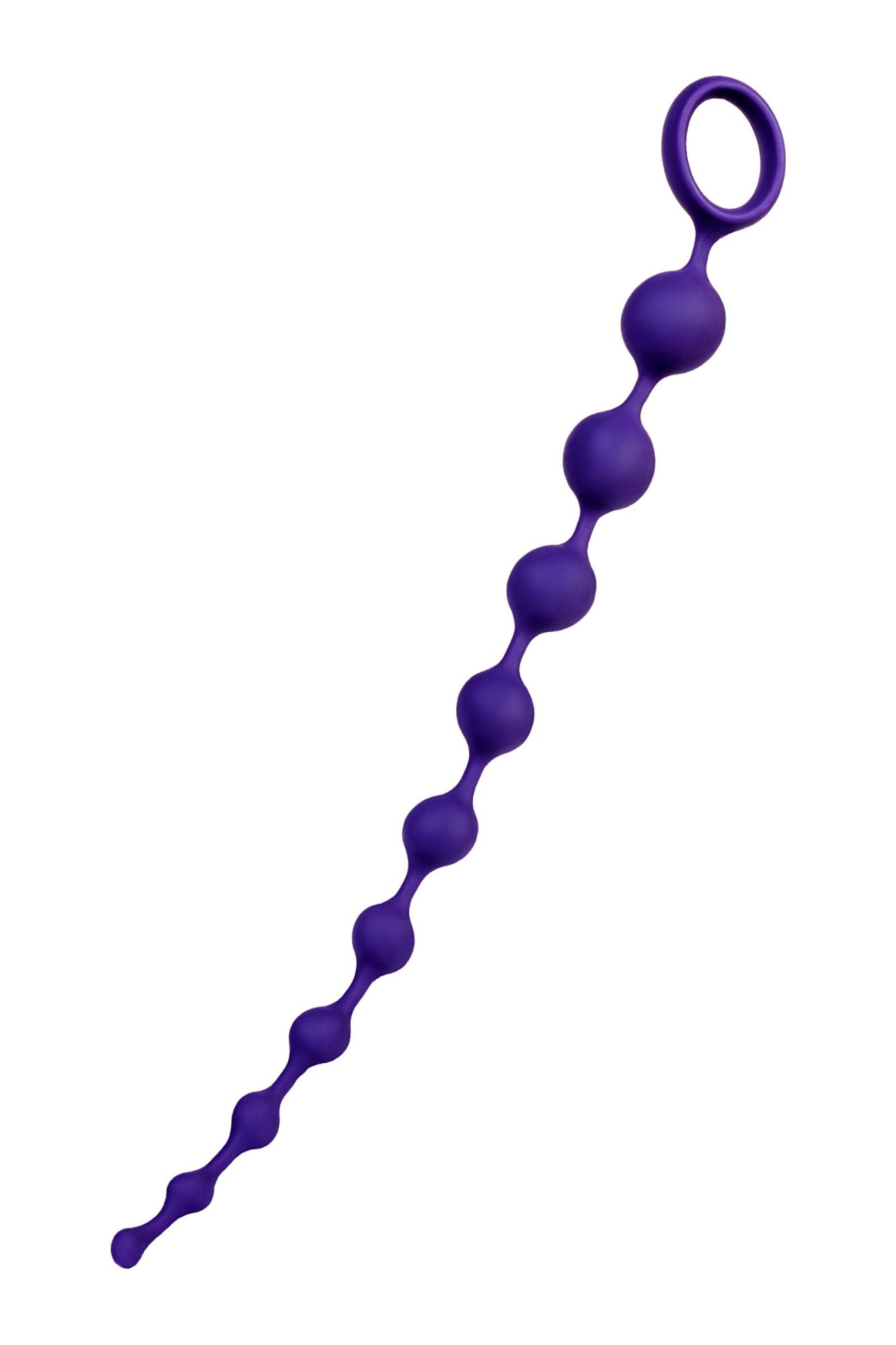 анальная цепочка todo by toyfa grape, силикон, фиолетовая, 35 см, ø 2,7 см в Симферополе