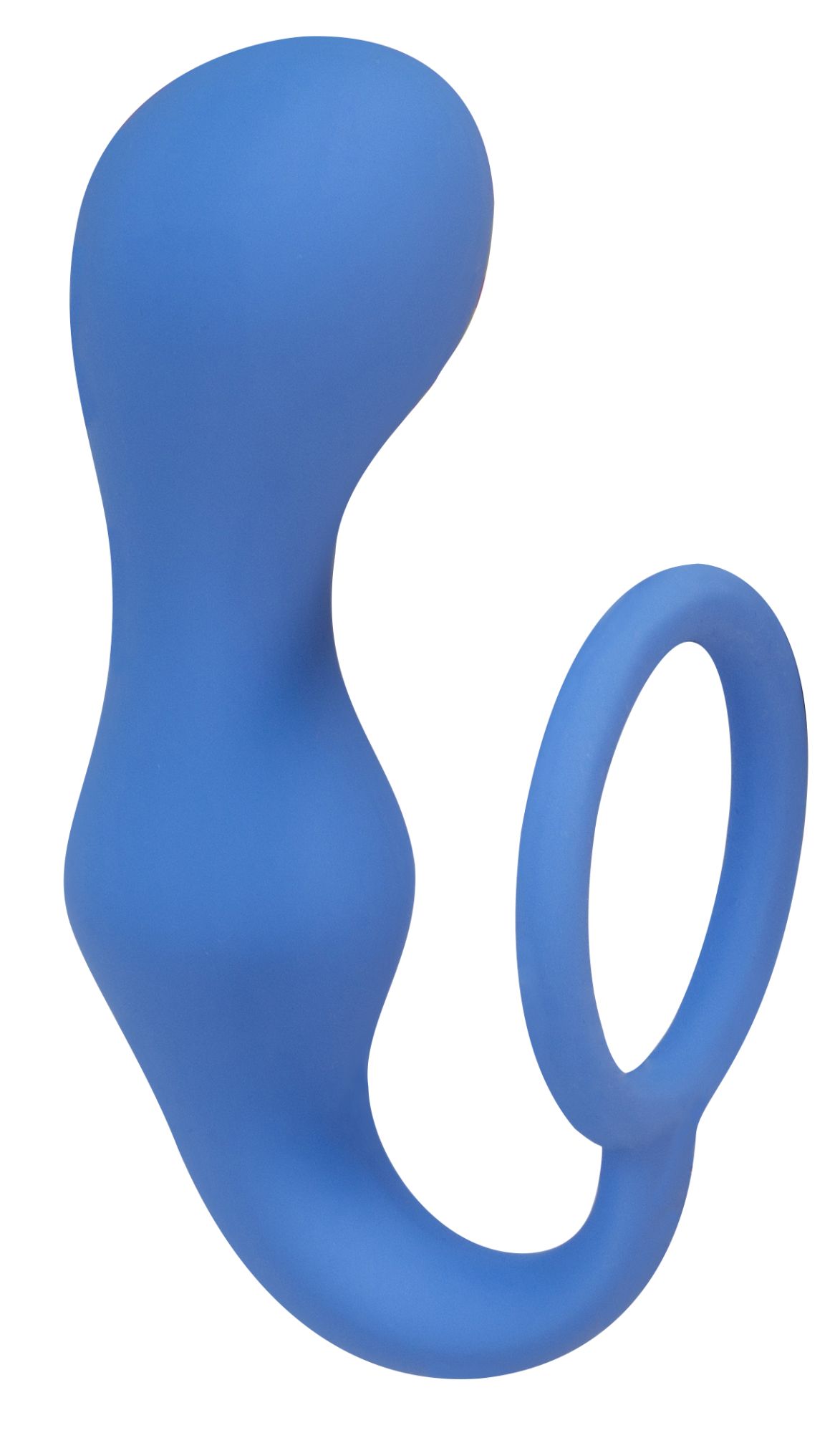эрекционное кольцо с анальной пробкой double pleasure anal plug blue  4217-03lola в Симферополе