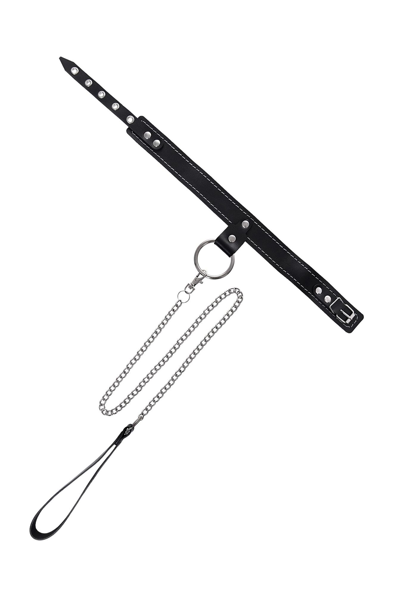 ошейник pecado bdsm, однослойный pecado bdsm, узкий, натуральная кожа, черный в Симферополе