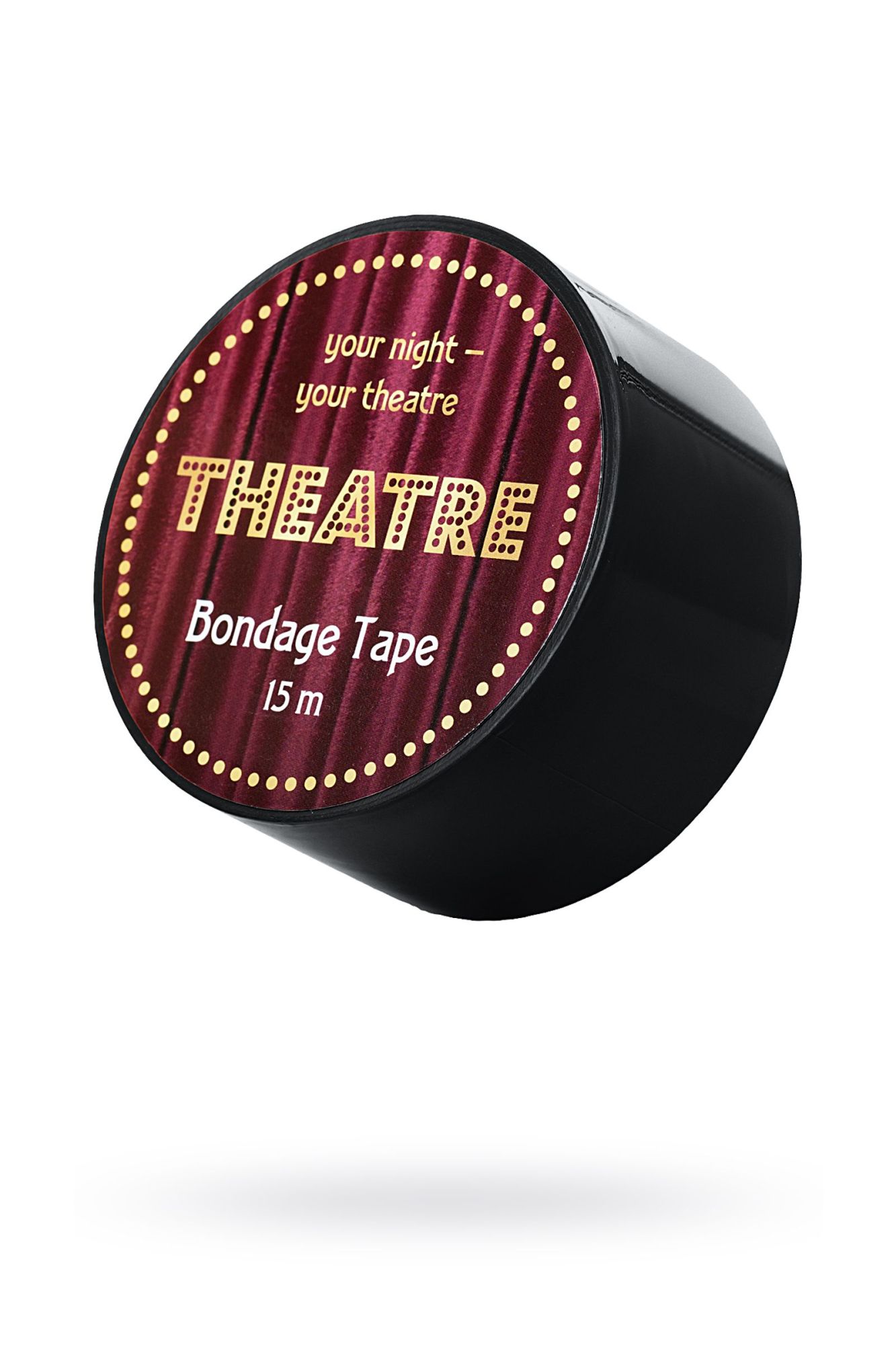 бондажный скотч toyfa theatre, черный, 15 м в Симферополе