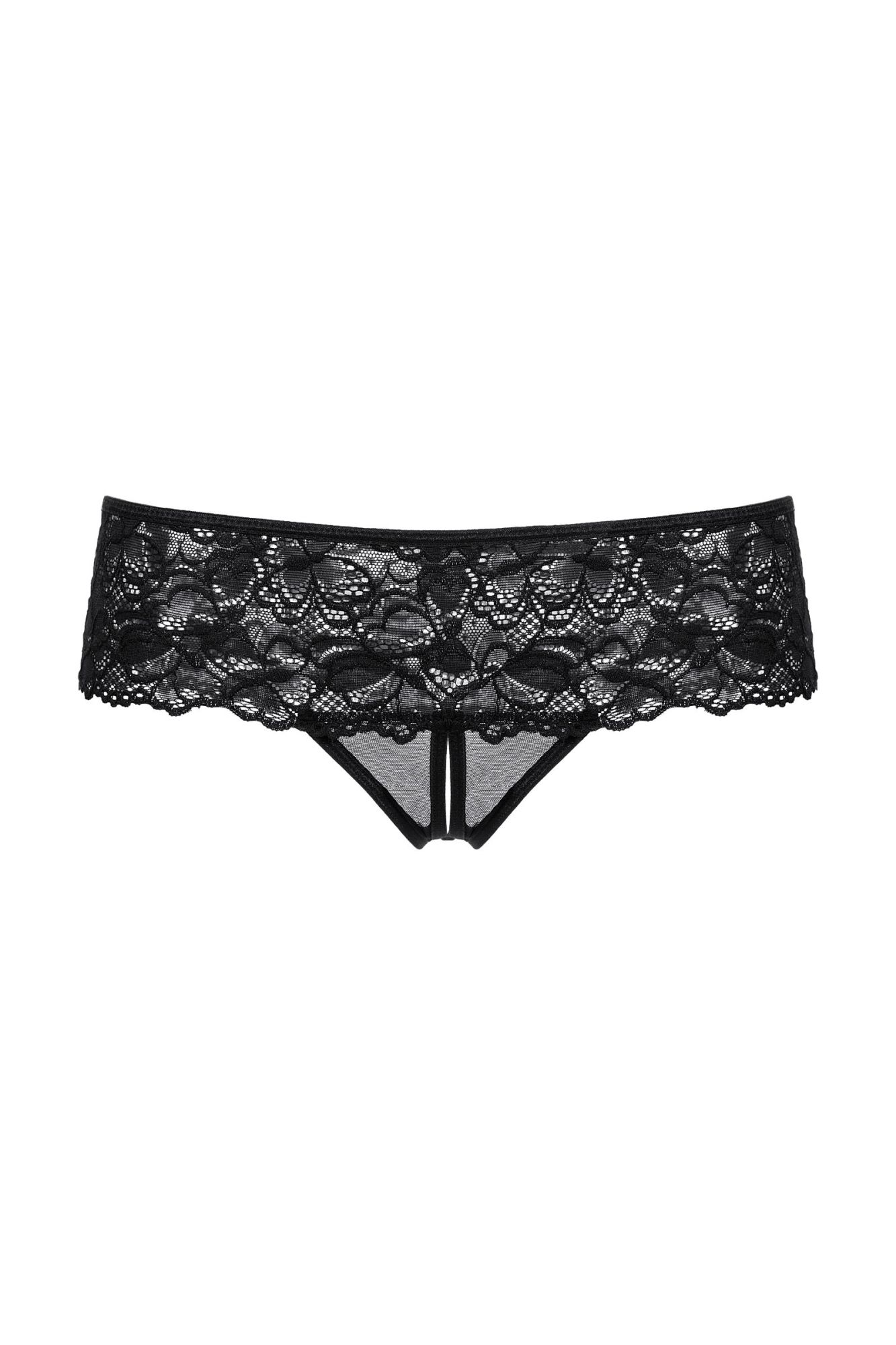Эротическое шортики открытые кружевные softline collection, черный, m/l в Симферополе