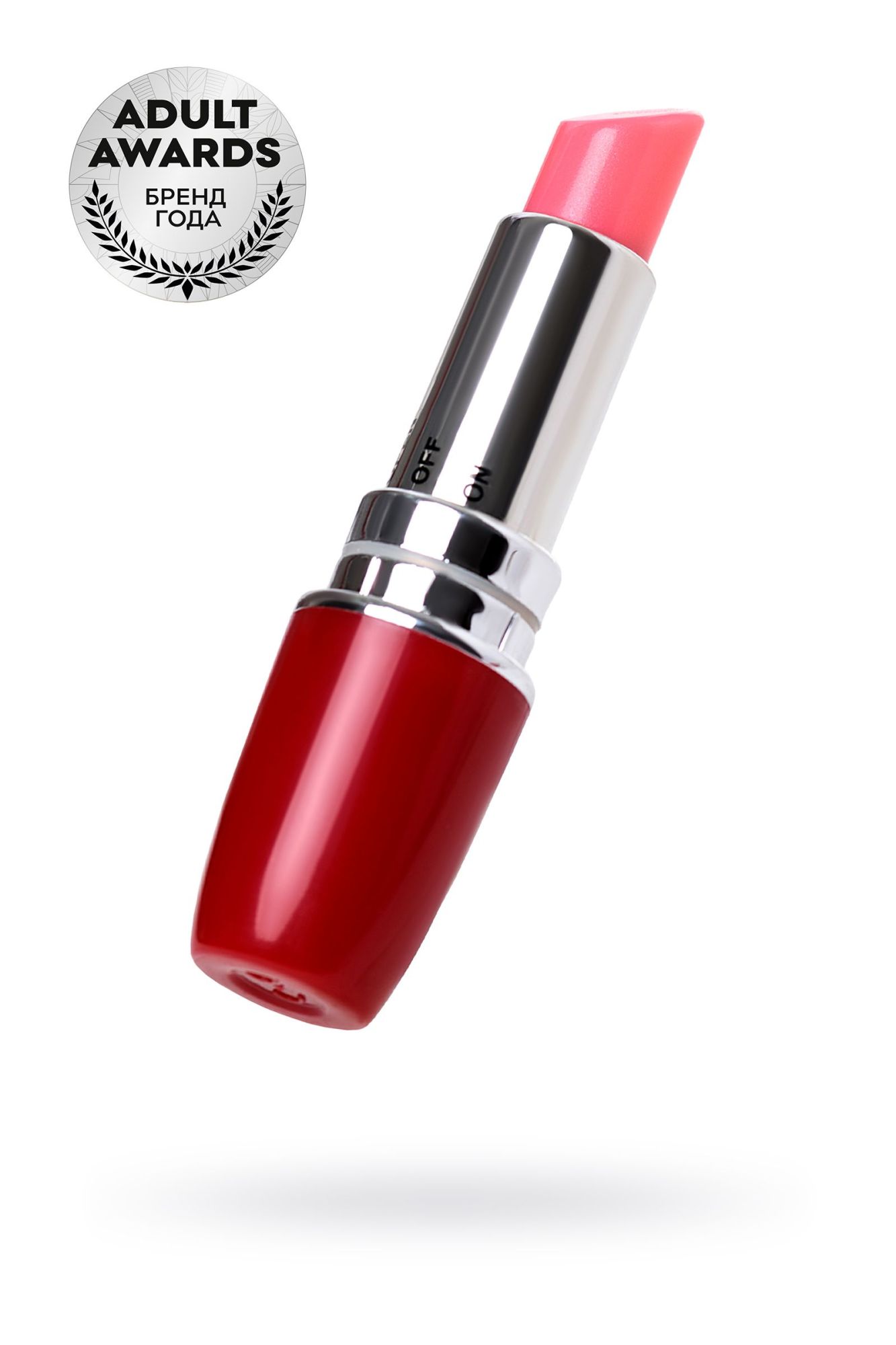 вибромассажер a-toys by toyfa lipstick, abs пластик, красный, 9 см в Симферополе