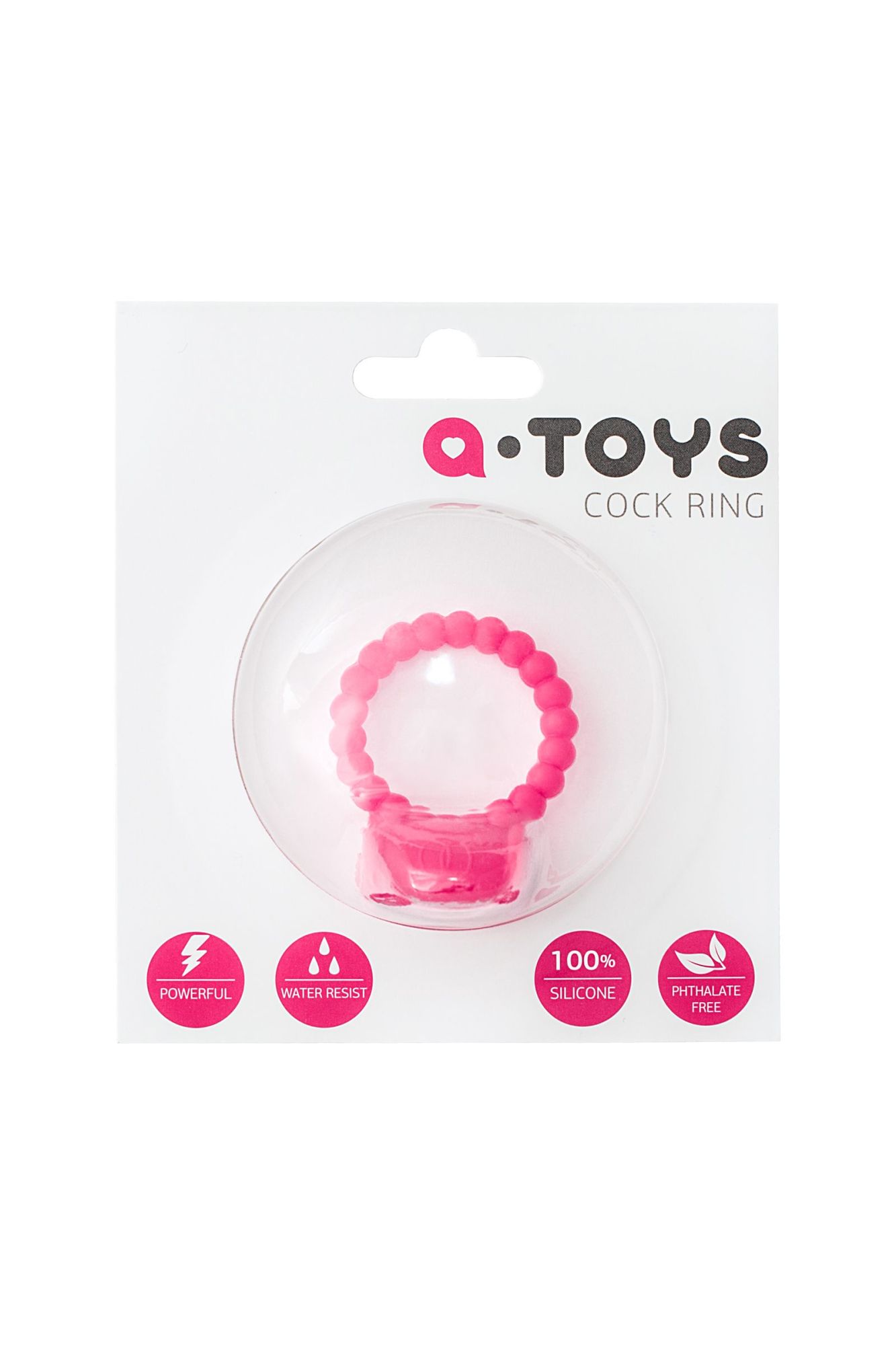 эрекционное кольцо на пенис toyfa a-toys, силикон, розовый, ø 3,5 см в Симферополе