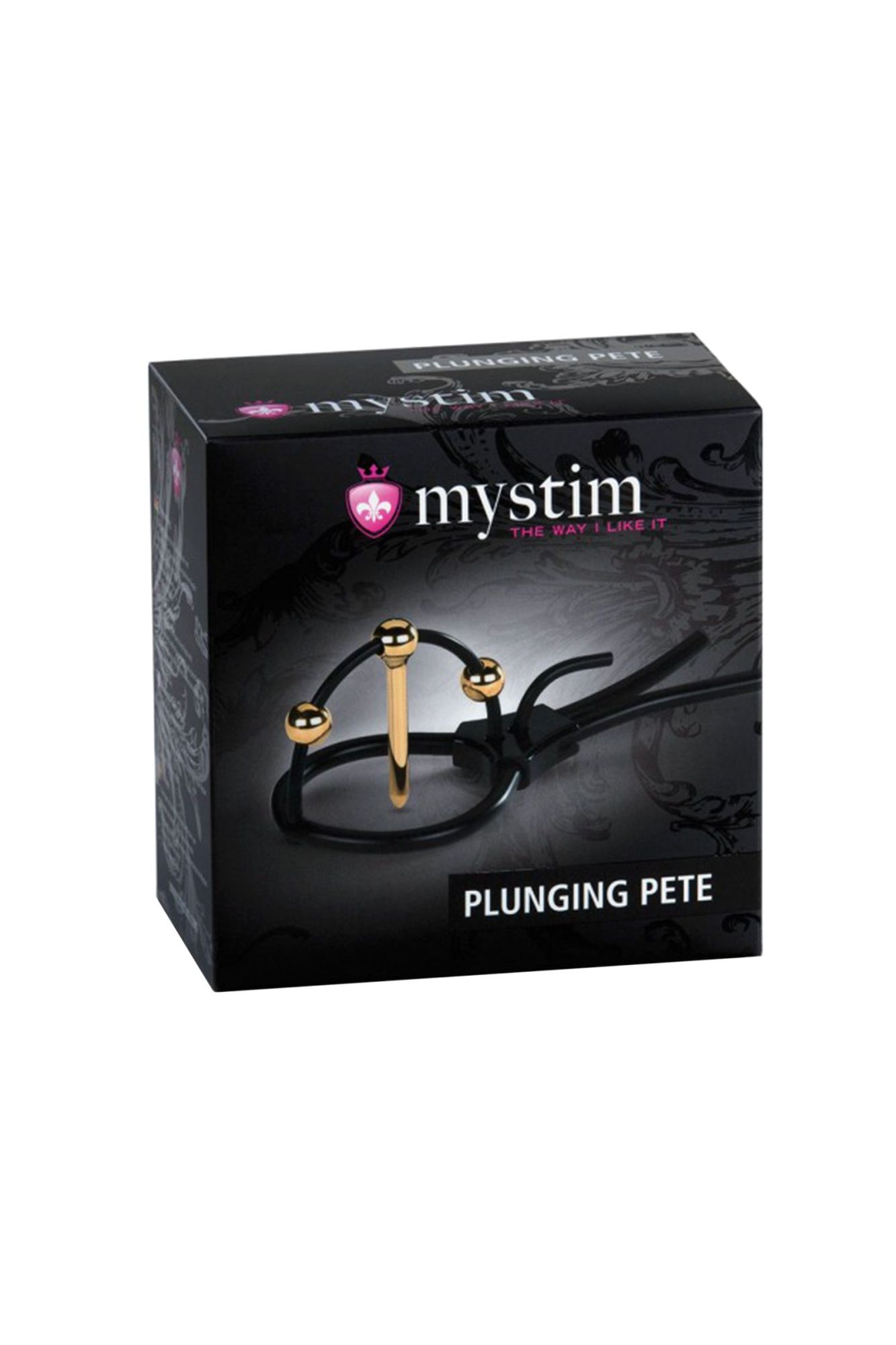 электросбруя mystim plunging pete, силикон, черный, 14 см в Симферополе