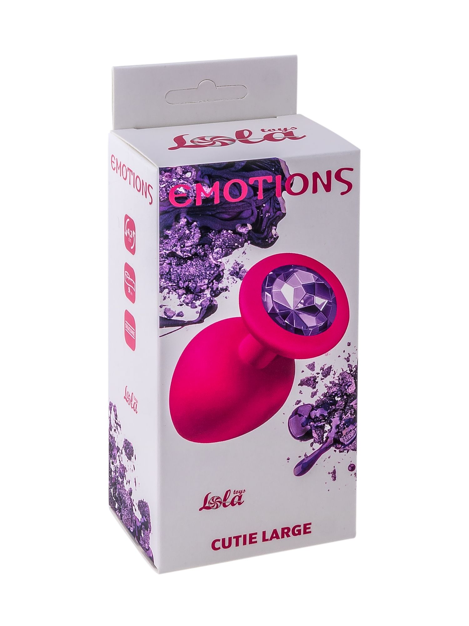 анальная пробка emotions cutie large pink dark purple crystal 4013-02lola в Симферополе
