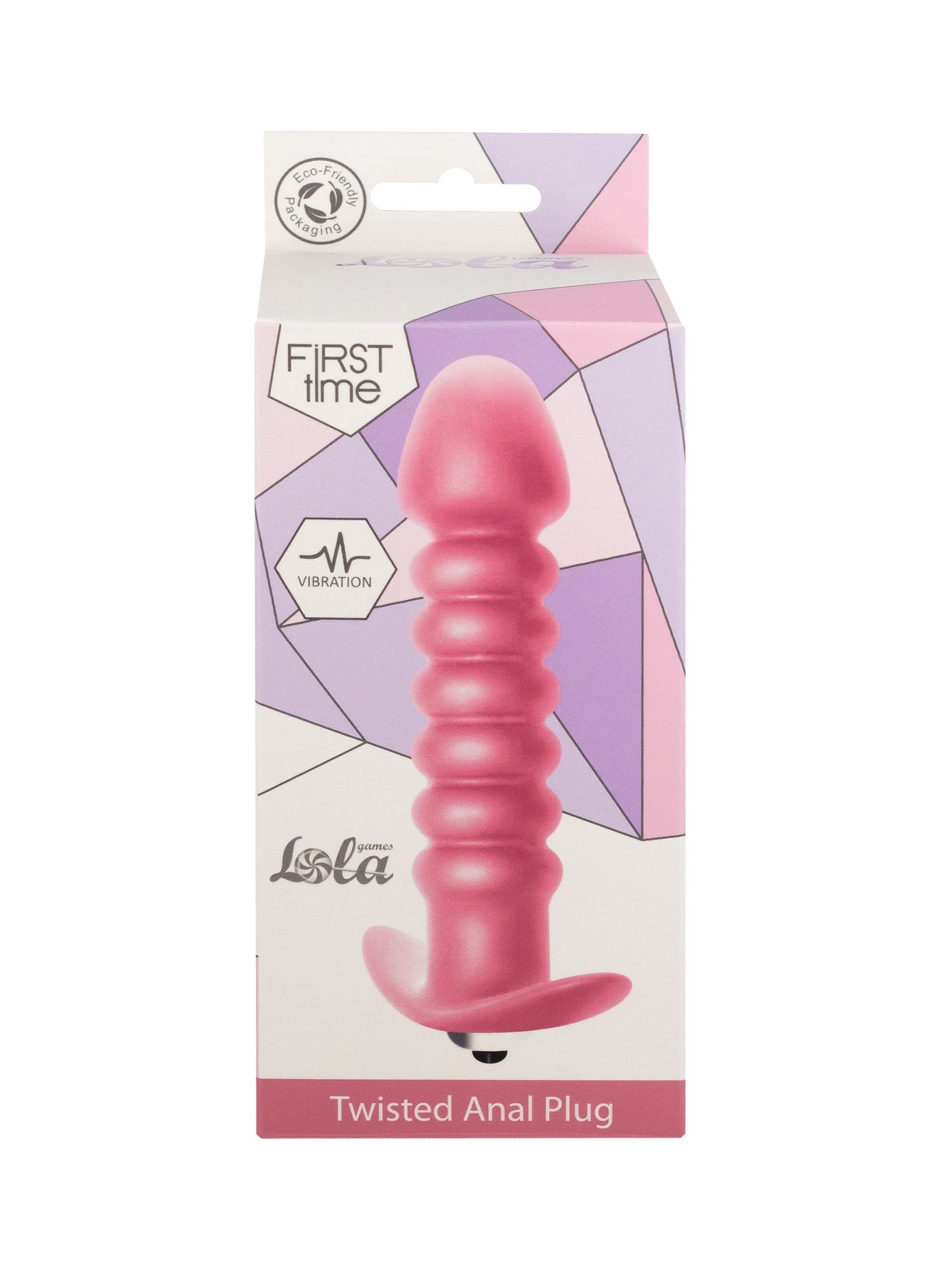 анальная пробка с вибрацией twisted anal plug pink (батарейки ааа) 5007-01lola в Симферополе