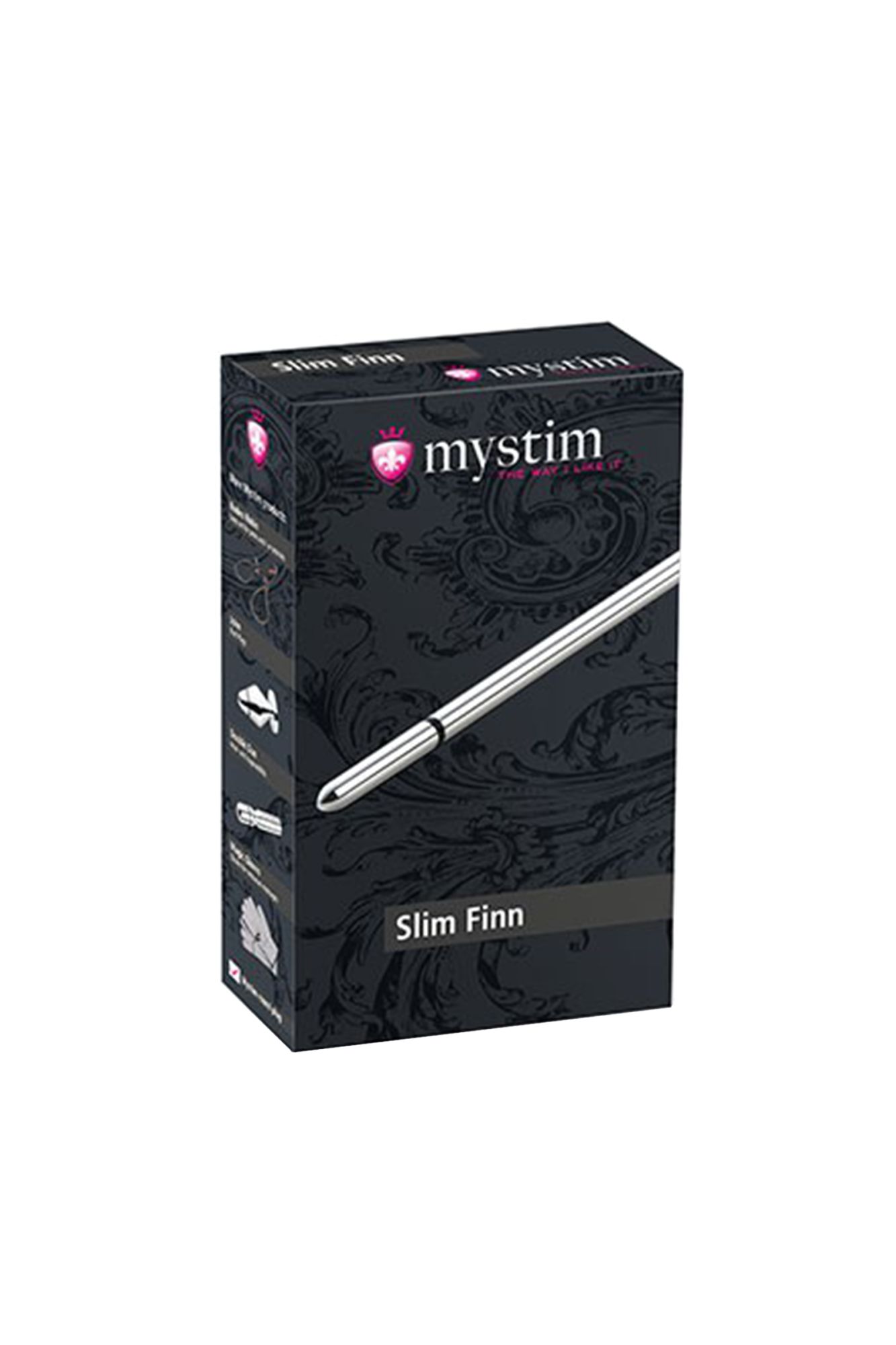 электростимулятор уретры mystim slim finn, хирургическая сталь, серебряный, 15 см в Симферополе