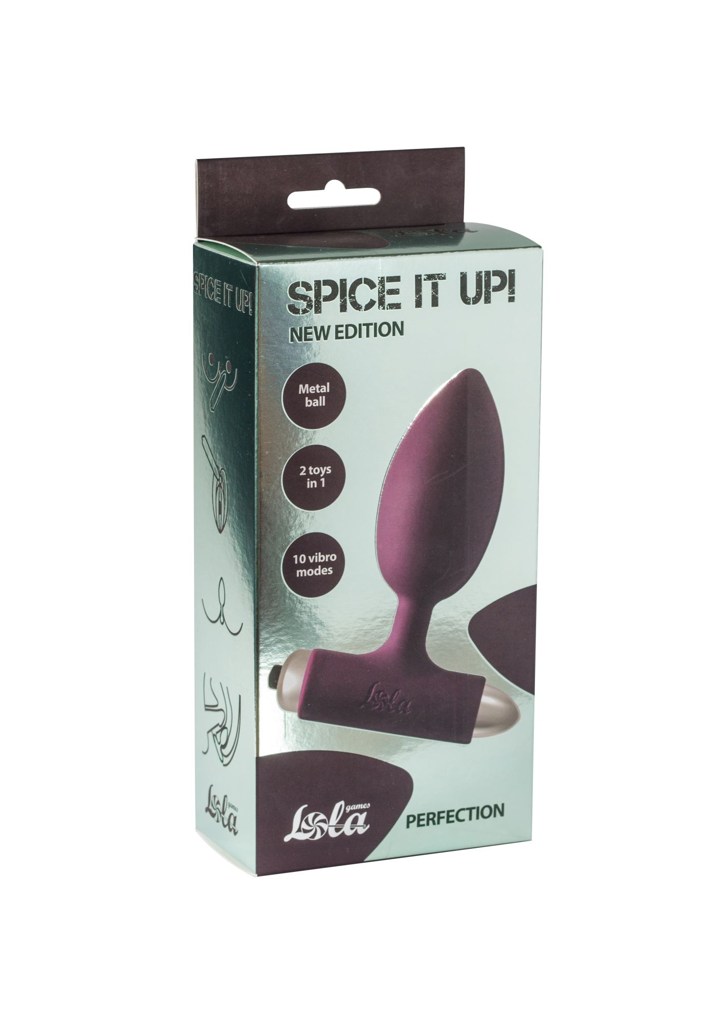 анальная пробка с вибрацией spice it up new edition perfection wine red 8014-03lola в Симферополе