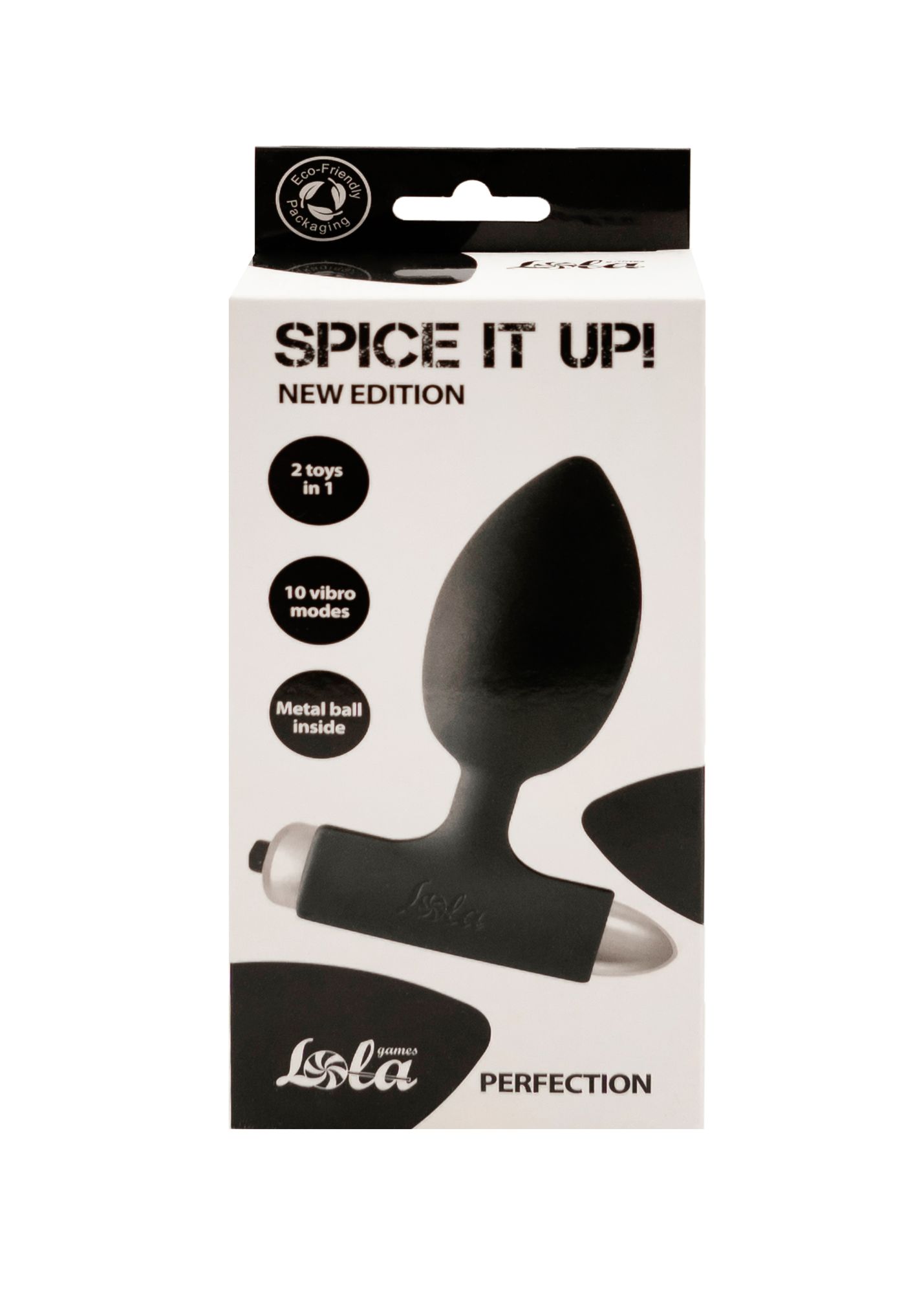 анальная пробка с вибрацией spice it up new edition perfection black 8014-01lola в Симферополе