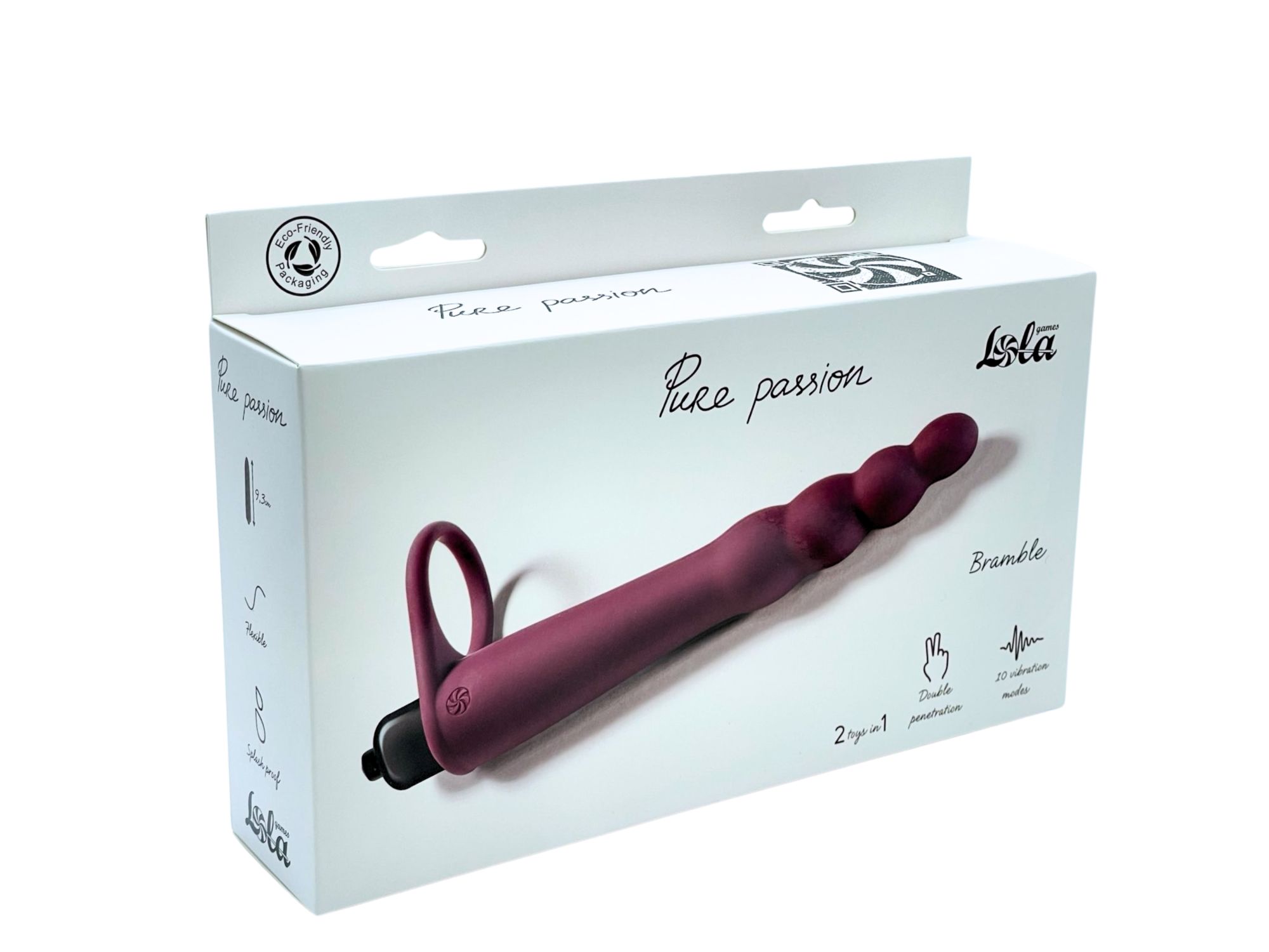 вибронасадка для двойного проникновения pure passion bramble wine red 1201-02lola в Симферополе