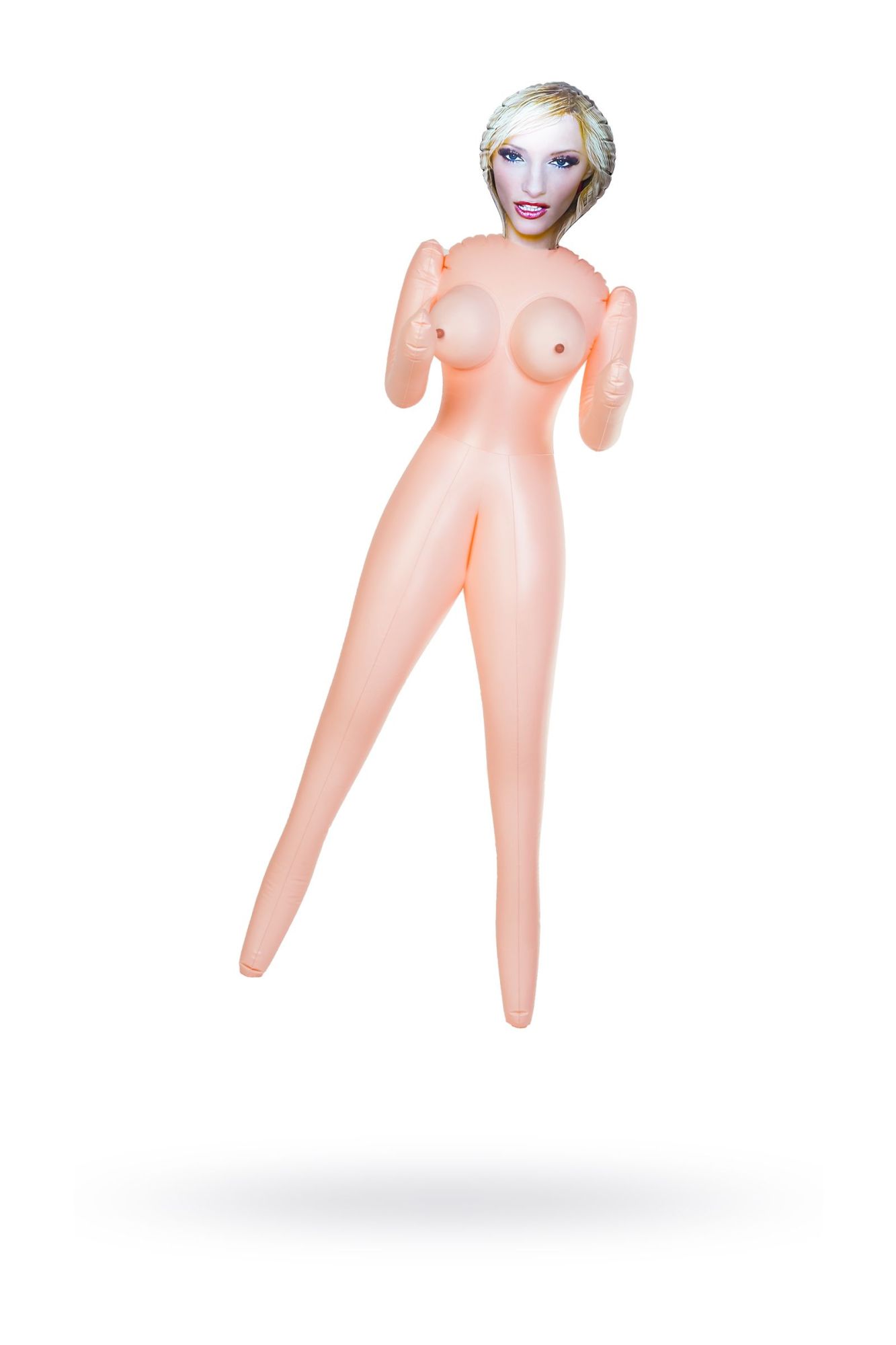 кукла надувная dolls-x by toyfa cecilia, блондинка, с двумя отверстиями, 160 см в Симферополе