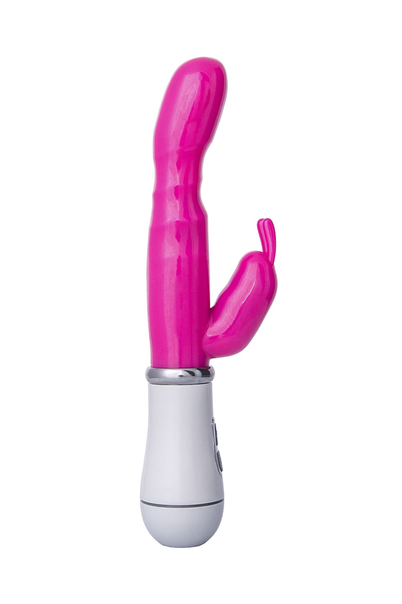 вибратор с клиторальным стимулятором a-toys by toyfa, tpe, розовый, 20 см в Симферополе