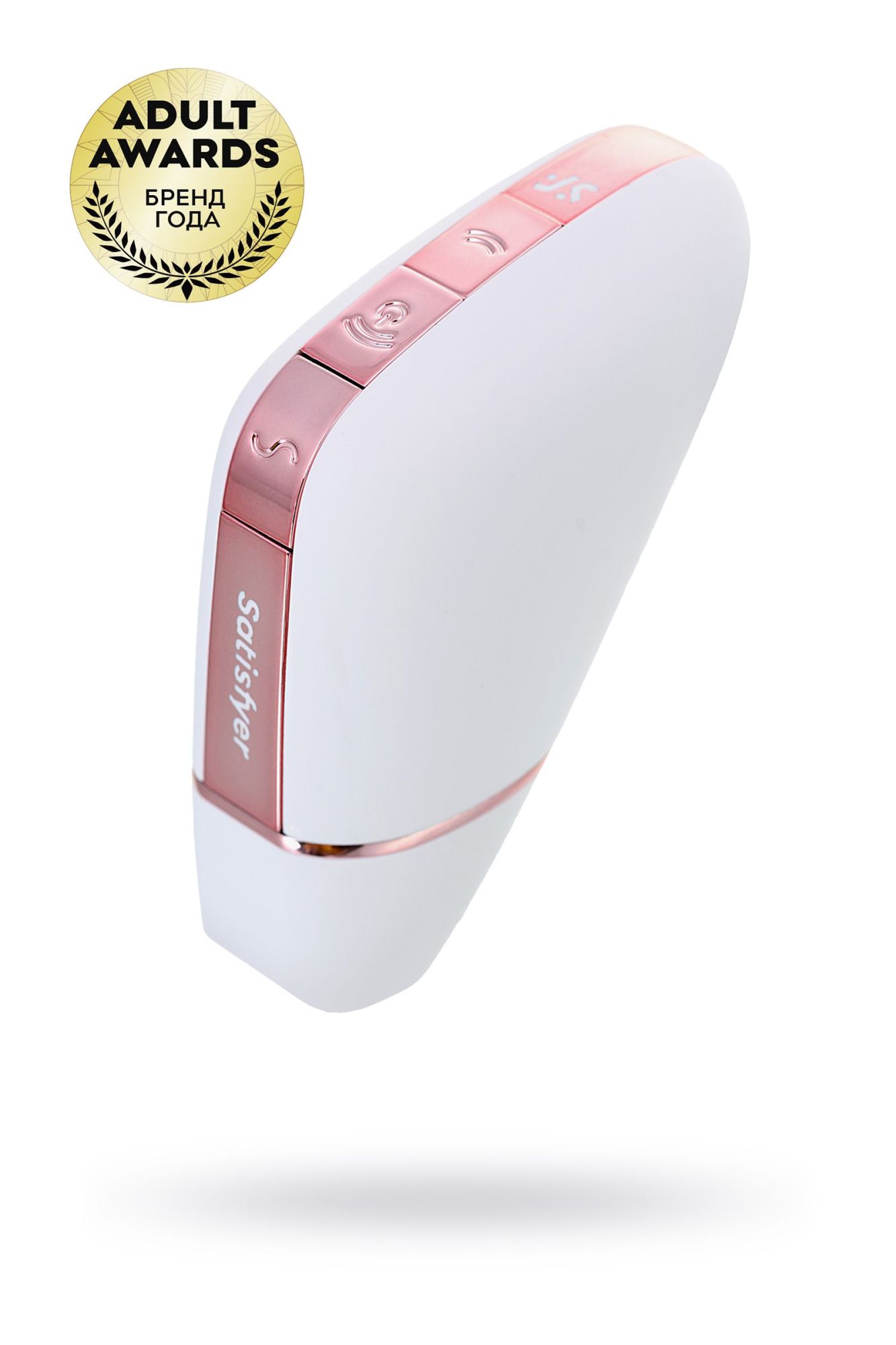 вакуум-волновой бесконтактный стимулятор клитора satisfyer love triangle, силикон, белый, 8,8 см. в Симферополе