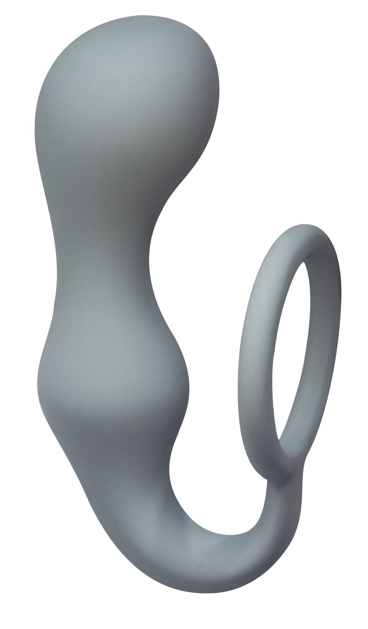 эрекционное кольцо с анальной пробкой double pleasure anal plug grey 4217-02lola в Симферополе