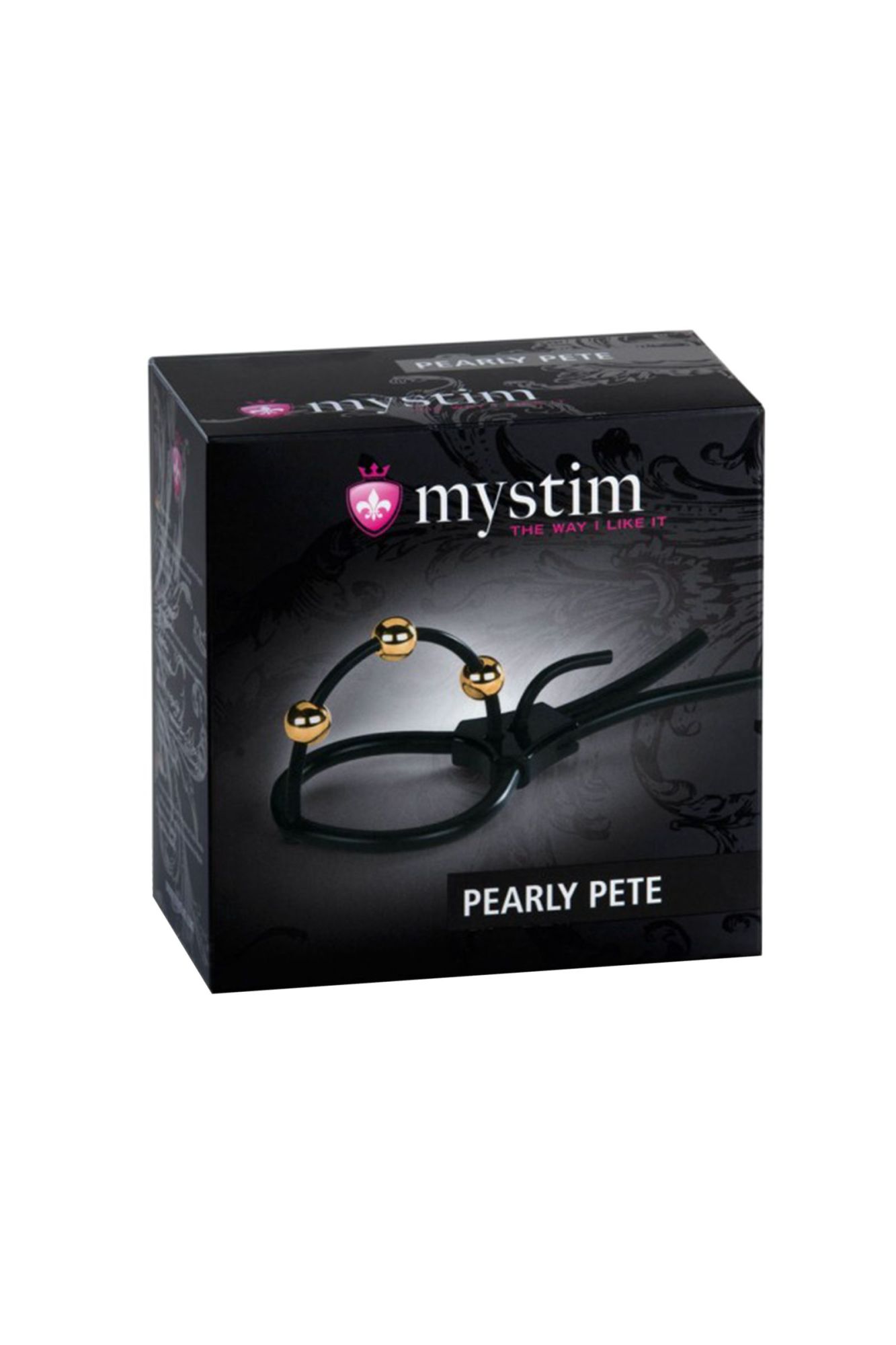 электросбруя mystim pearly pete, силикон, черный, 14 см в Симферополе