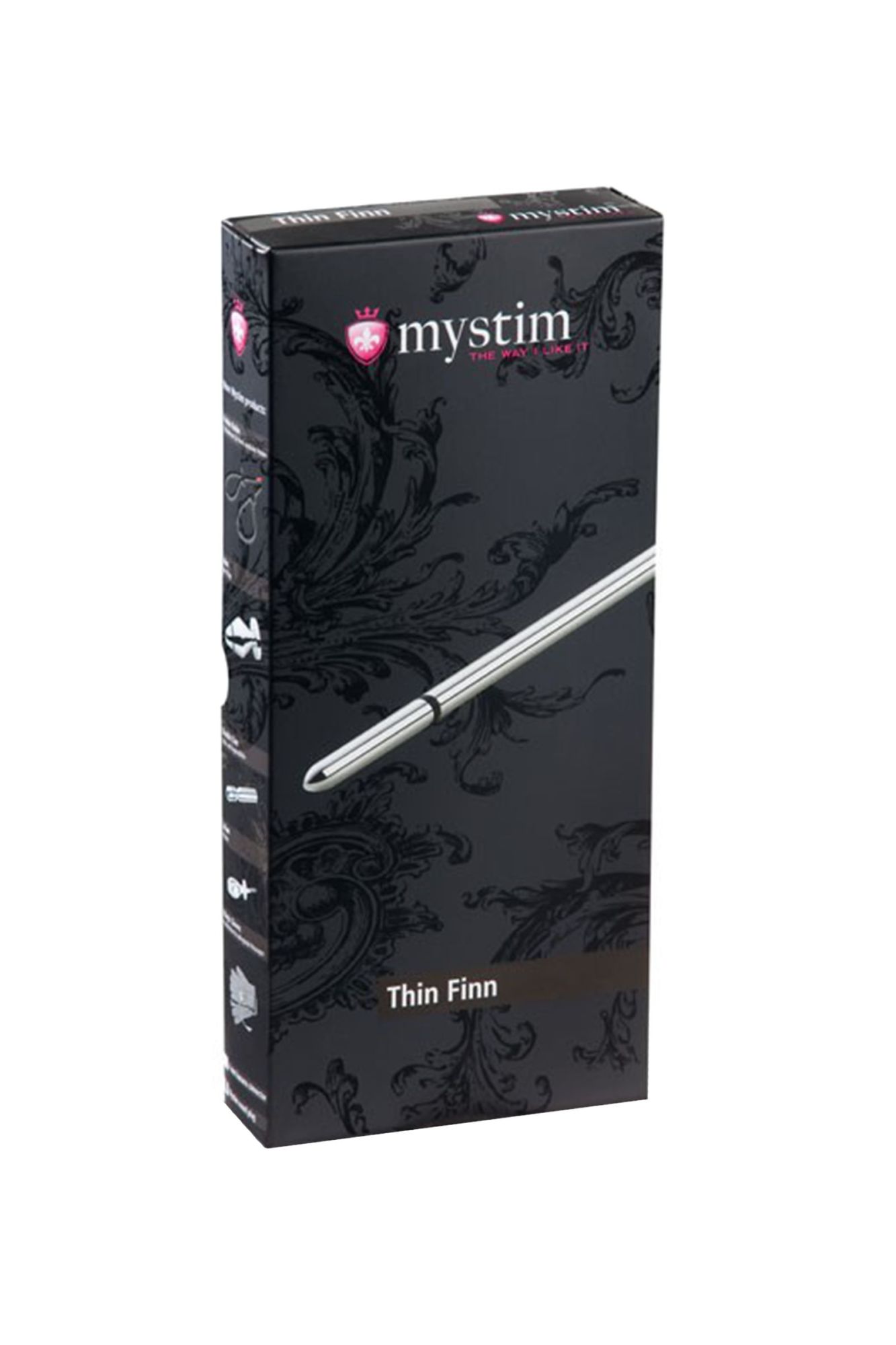 электростимулятор уретры mystim thin finn, хирургическая сталь, серебряный, 25 см в Симферополе