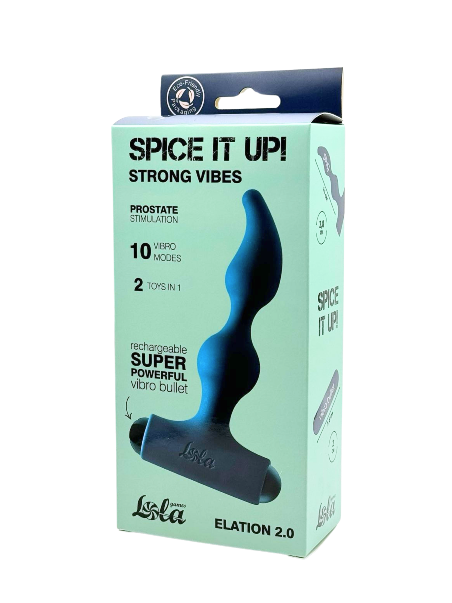 анальная пробка с перезаряжаемой вибропулей spice it up elation 2.0 8018-05lola в Симферополе