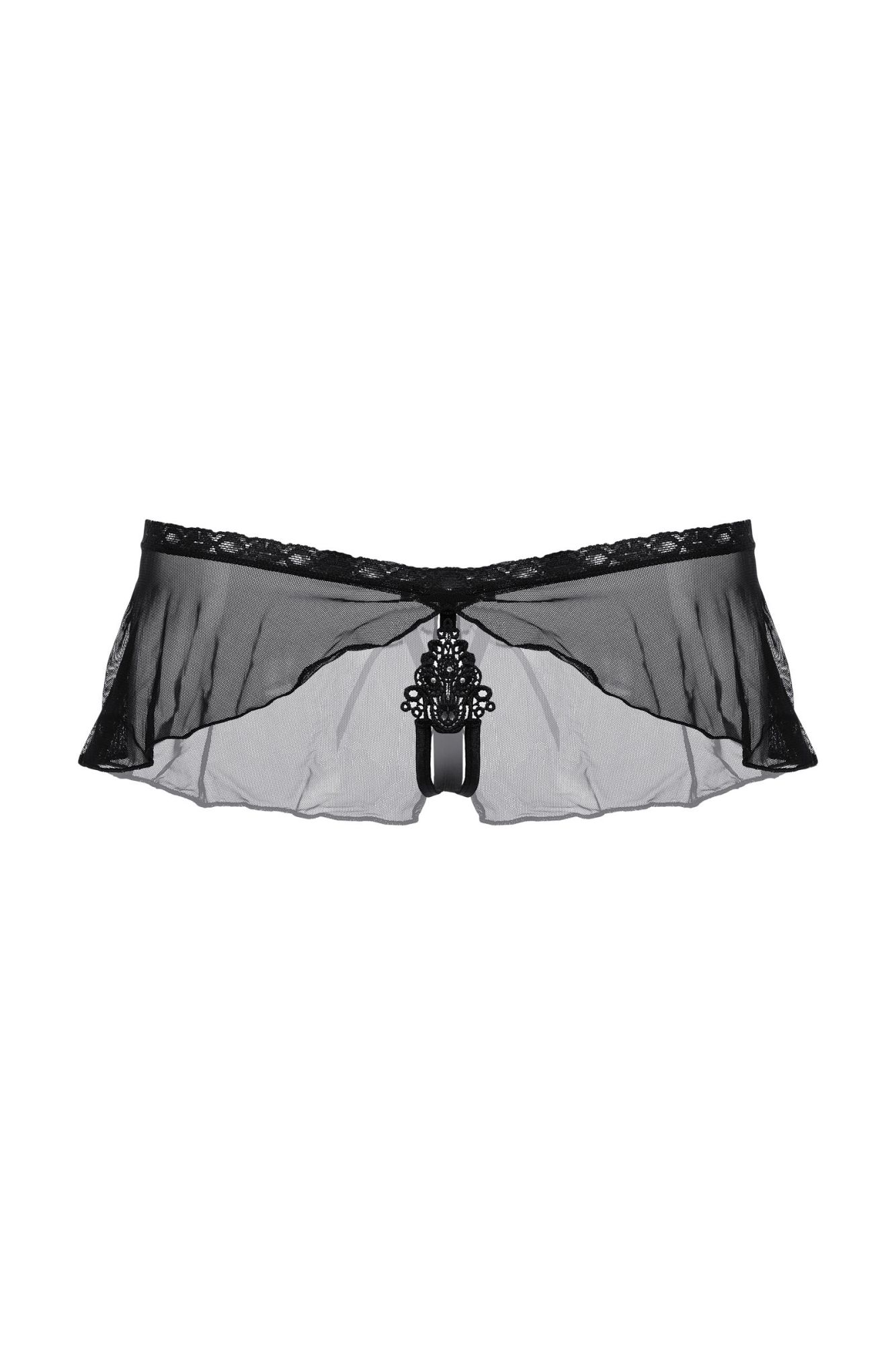 Эротическое стринги с юбочкой softline collection, черный, m/l в Симферополе