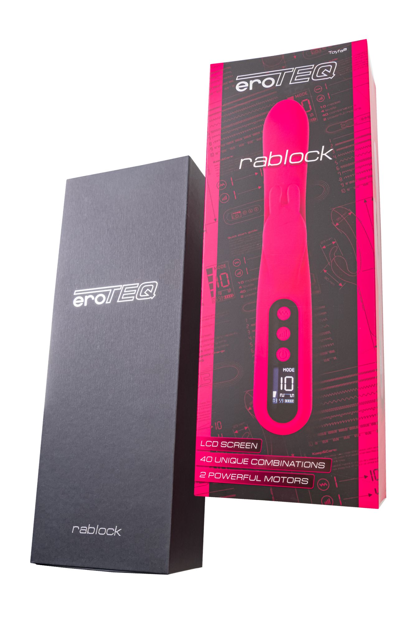 вибратор для точки g с клиторальной стимуляцией eroteq rablock, силикон, розовый, 23,5 см в Симферополе