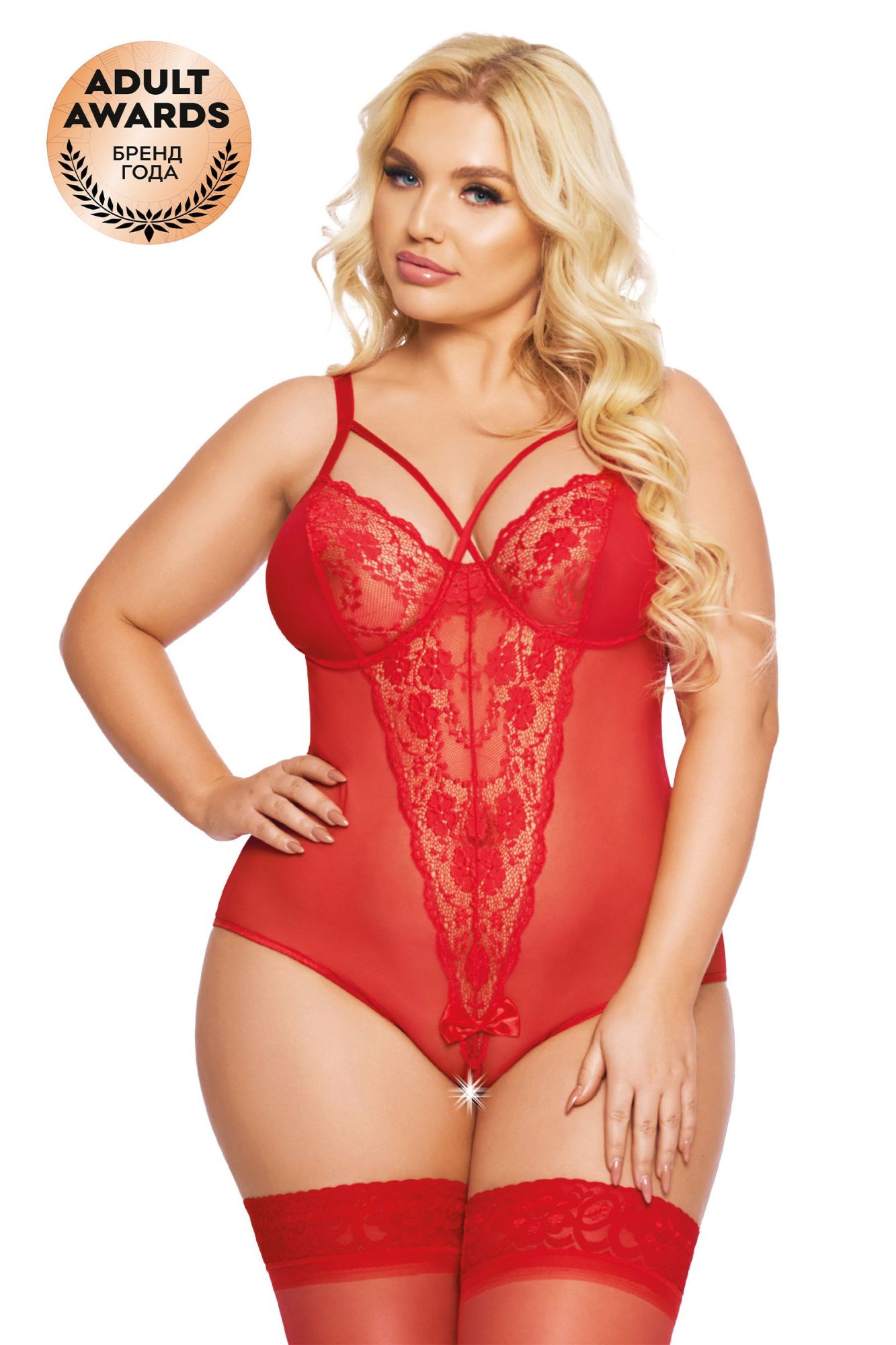 Эротическое боди softline collection amanda, красный, xxl в Симферополе