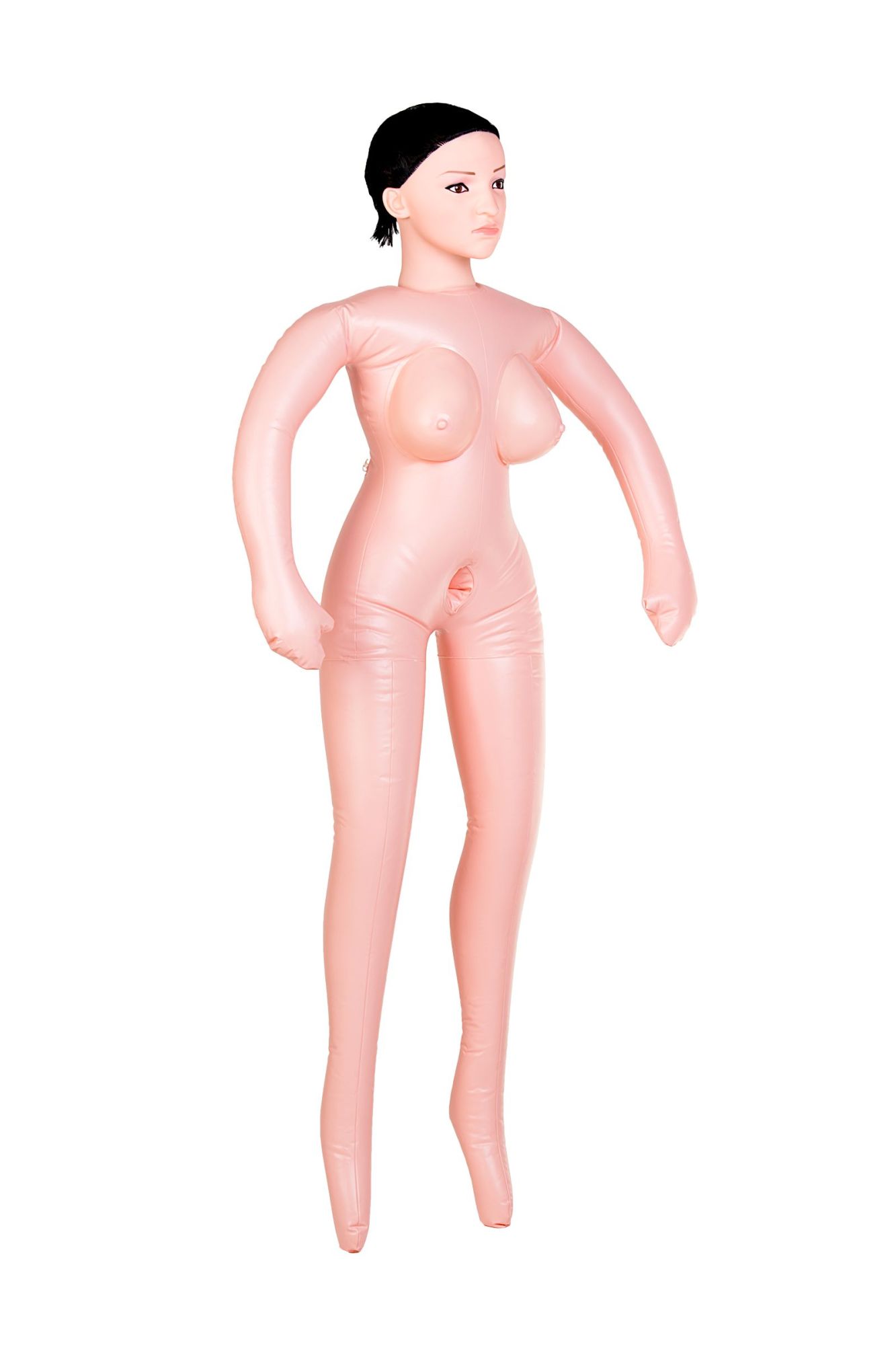 кукла надувная dolls-x by toyfa nurse emilia, реалистичная голова,брюнетка, с двумя отверстиями в Симферополе