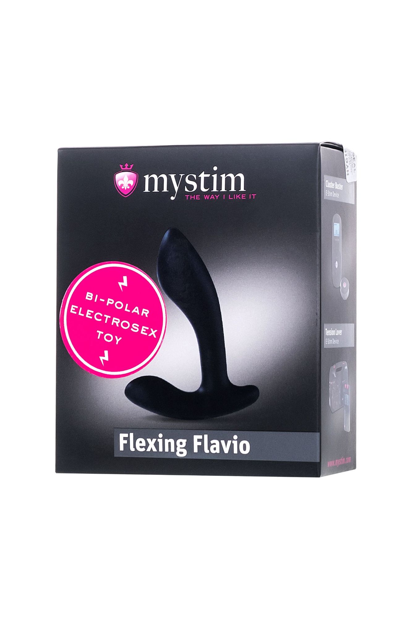 электростимулятор mystim flexing flavio, силикон, черный, 9 см в Симферополе