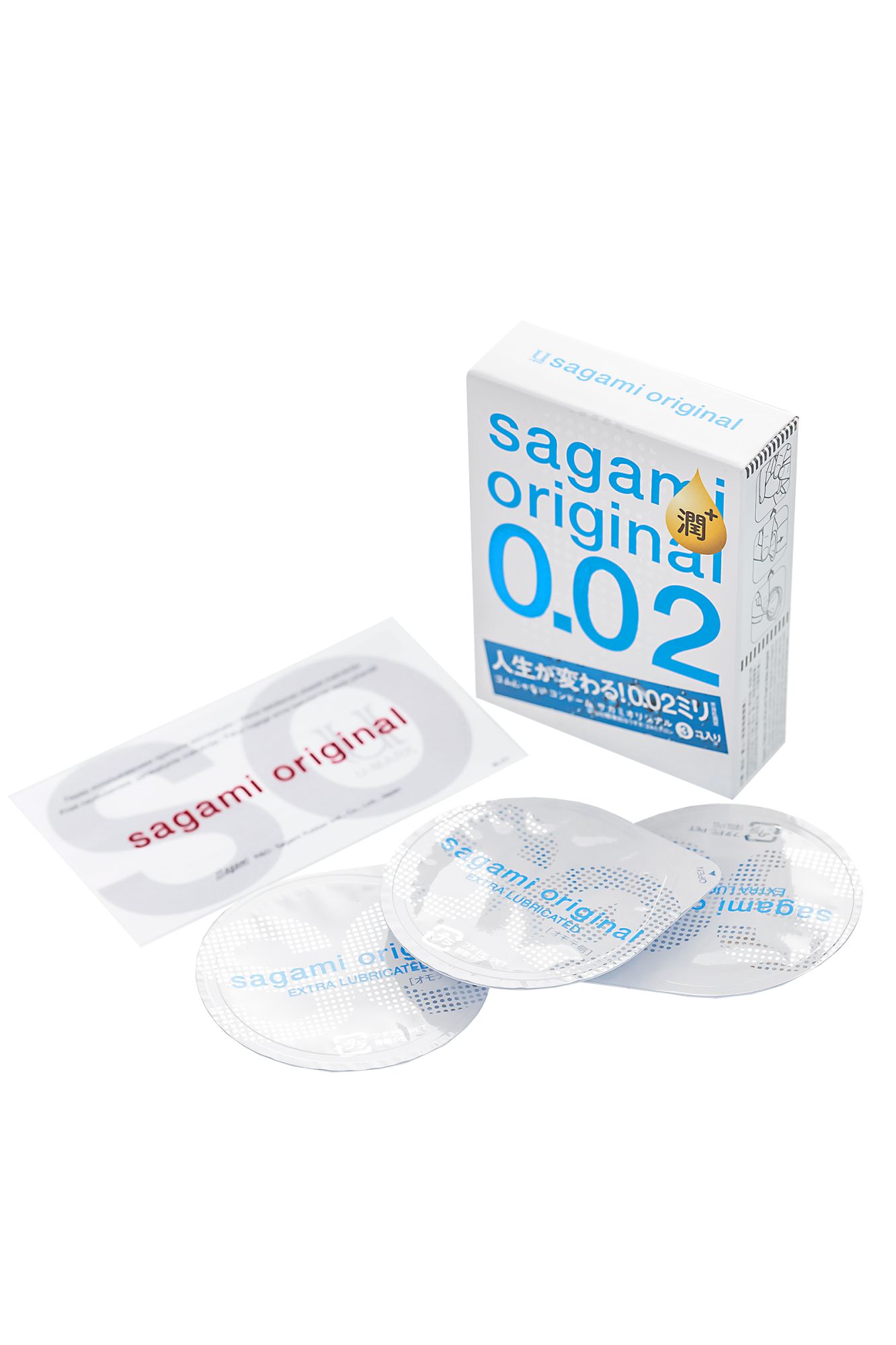 презервативы sagami, original 0.02, extra lub, полиуретан, 19 см, 3 шт. в Симферополе