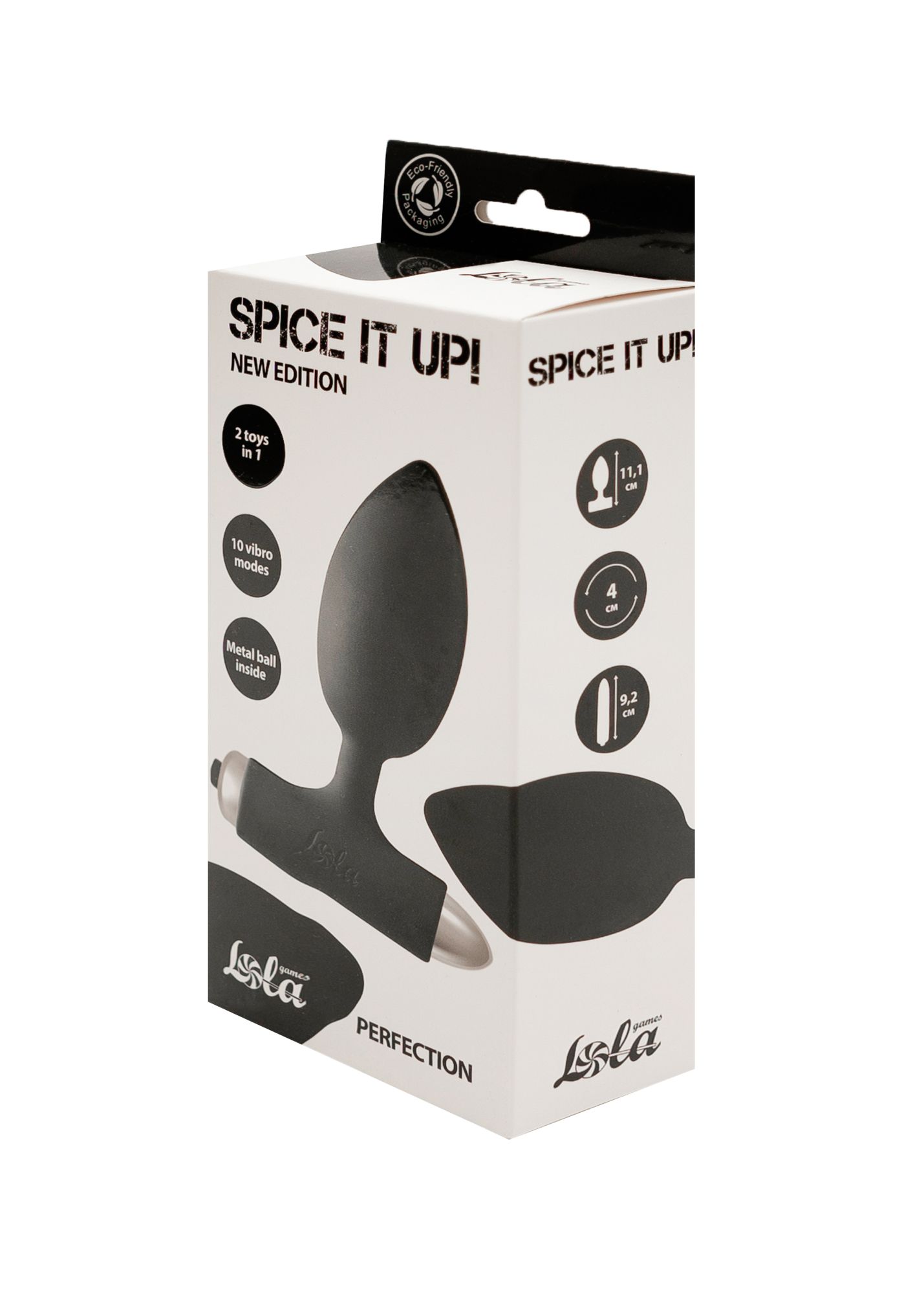 анальная пробка с вибрацией spice it up new edition perfection black 8014-01lola в Симферополе