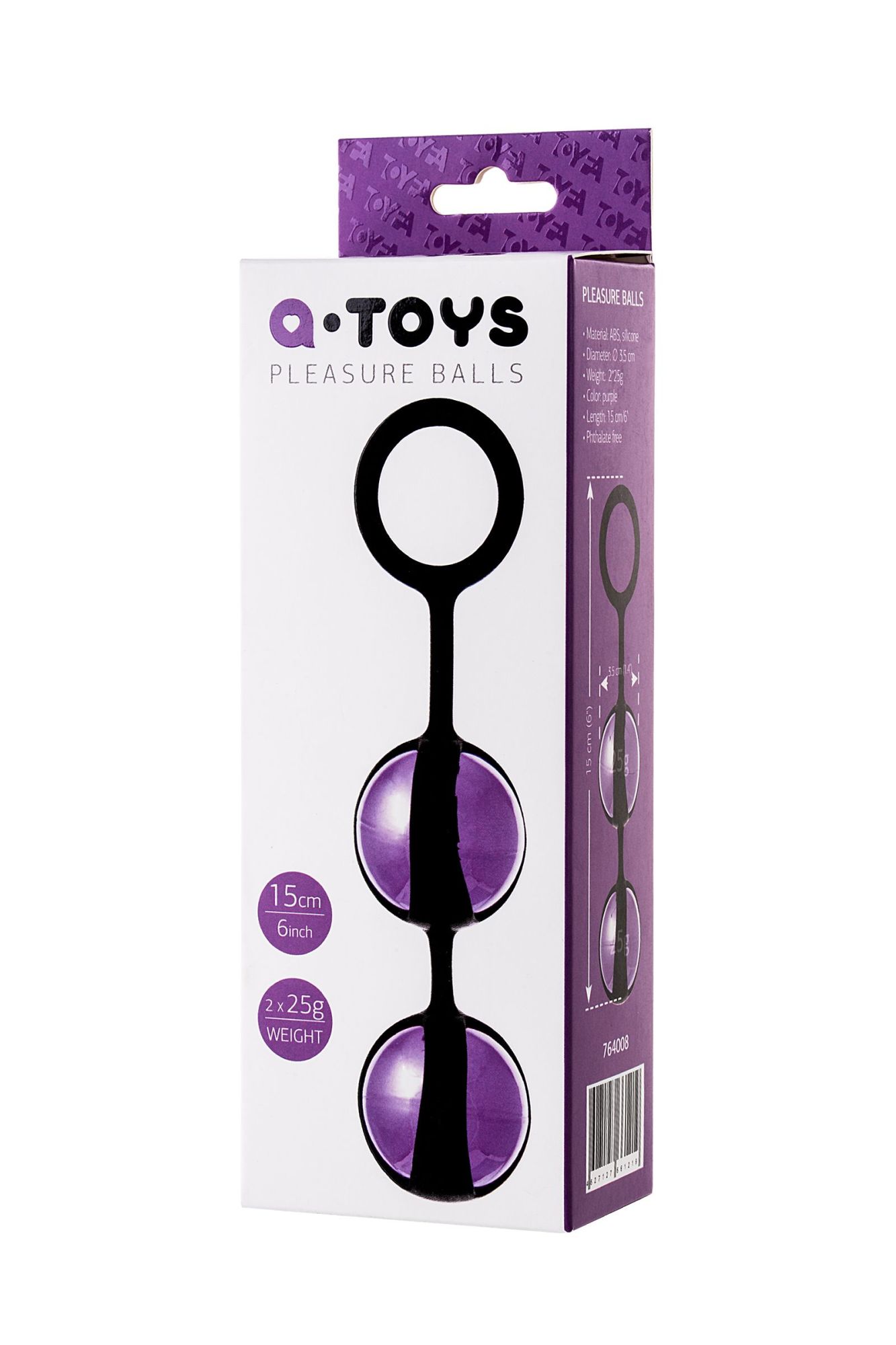 вагинальные шарики toyfa a-toys tona, abs пластик, фиолетовый, 15 см в Симферополе