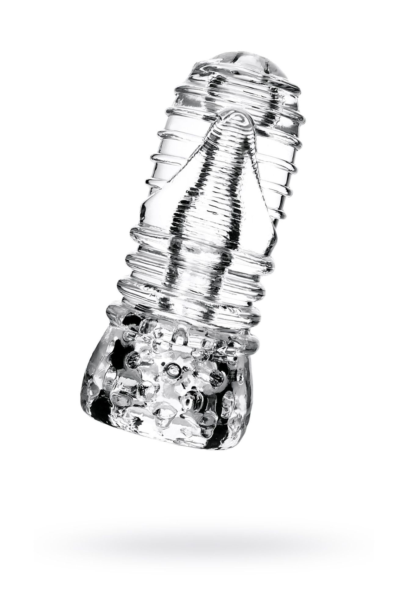 мастурбатор нереалистичный lingam by toyfa savitri, tpe, прозрачный, 14 см в Симферополе