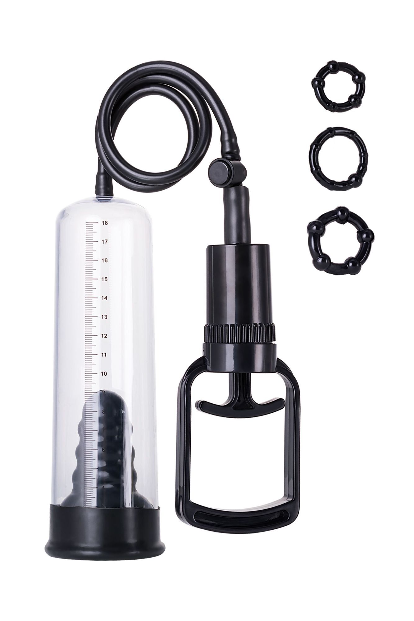 помпа для пениса toyfa a-toys, pvc, чёрный в Симферополе