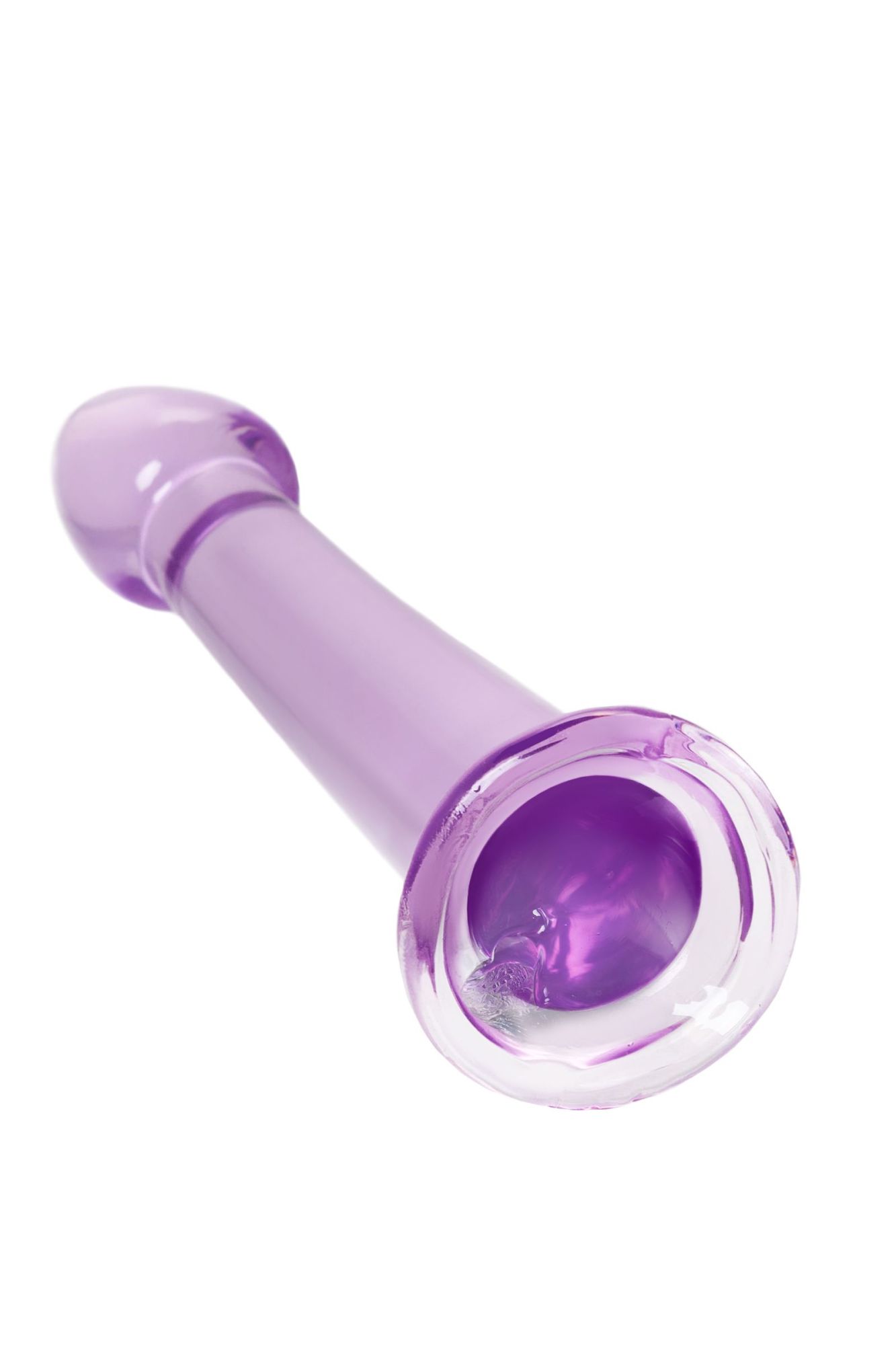 нереалистичный фаллоимитатор jelly dildo s toyfa basic, tpe, фиолетовый, 15,5 см в Симферополе