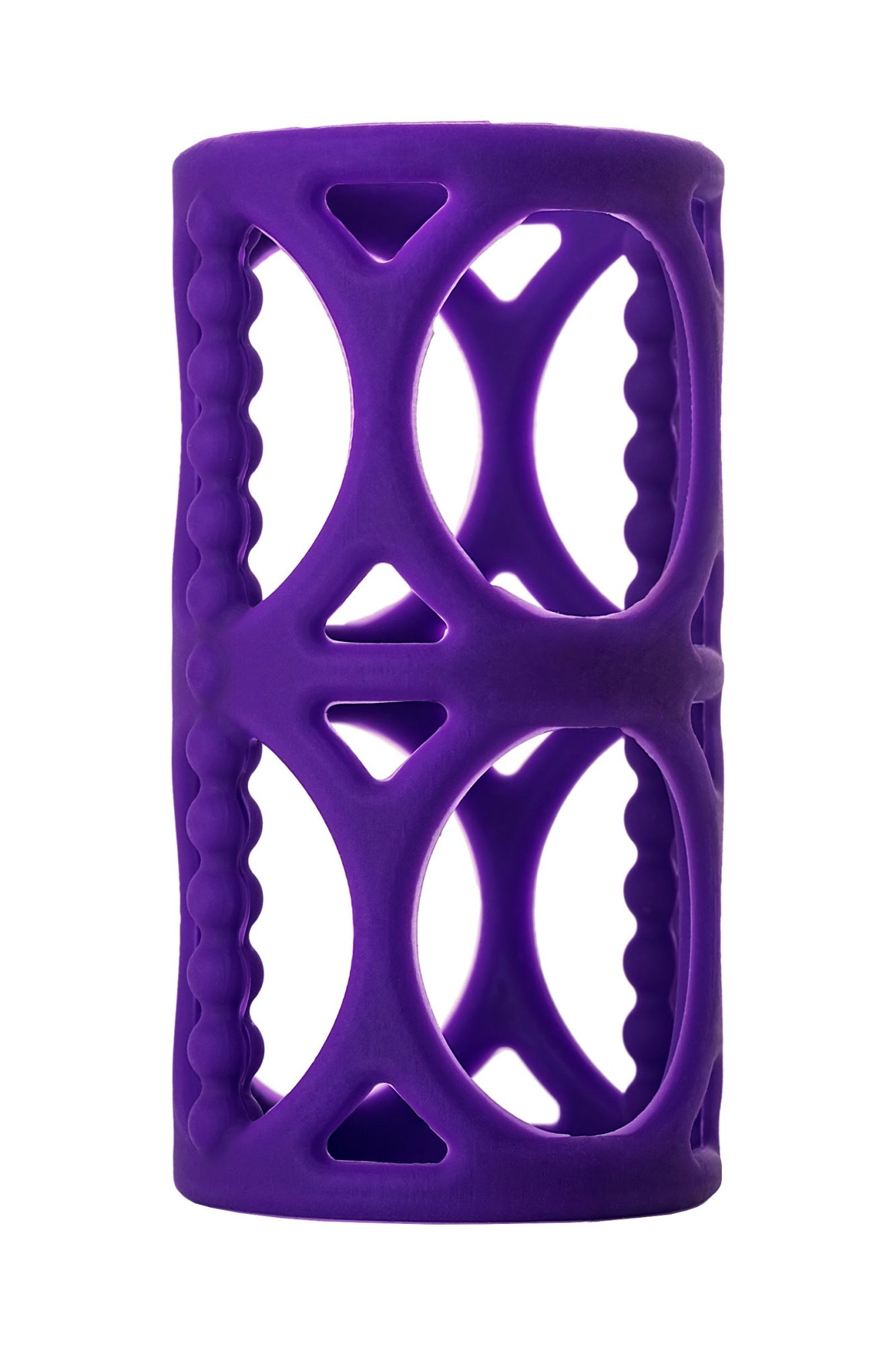 насадка на пенис toyfa a-toys, силикон, фиолетовый, 7,5 см в Симферополе