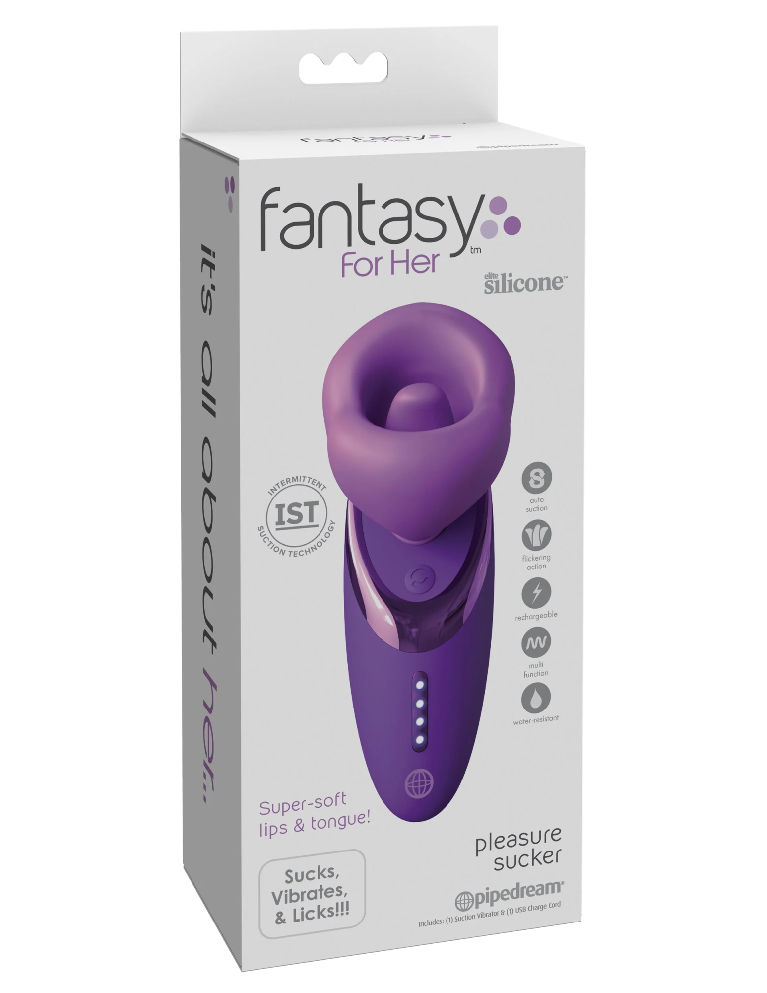 вакуумный стимулятор fantasy for her pleasure sucker -purple pipedream 496912pd в Симферополе