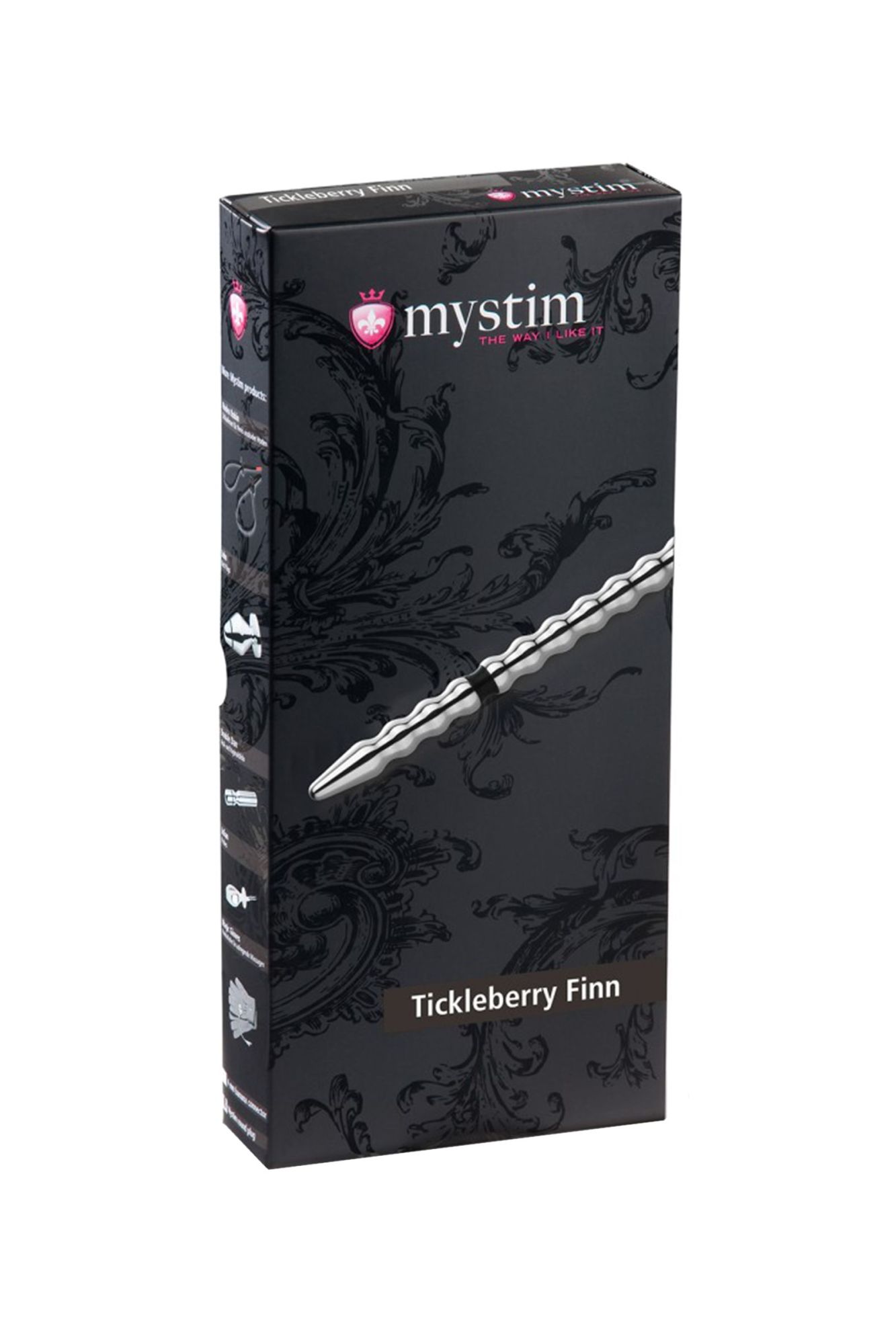 электростимулятор уретры mystim tickleberry finn, хирургическая сталь, серебряный, 19,6 см в Симферополе