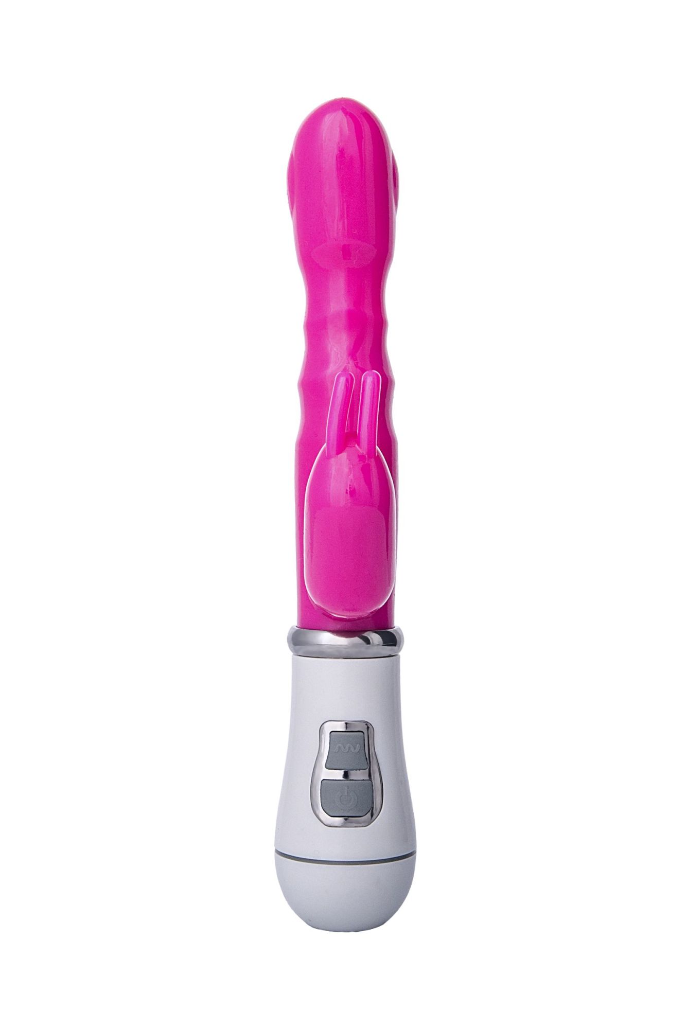 вибратор с клиторальным стимулятором a-toys by toyfa, tpe, розовый, 20 см в Симферополе