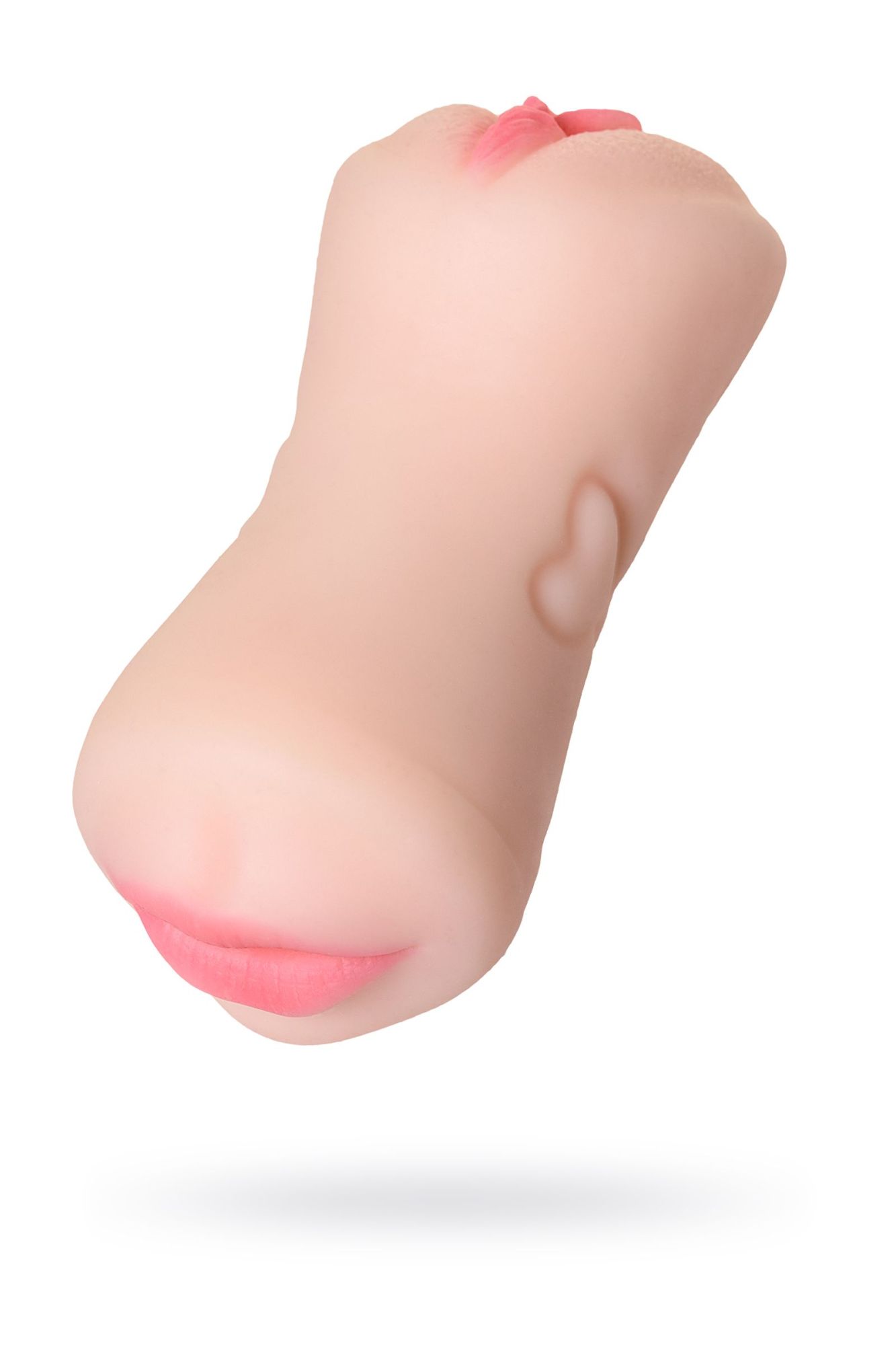 мастурбатор реалистичный toyfa juicy pussy pretty mouth, рот и вагина, softskin, телесный,17 см в Симферополе
