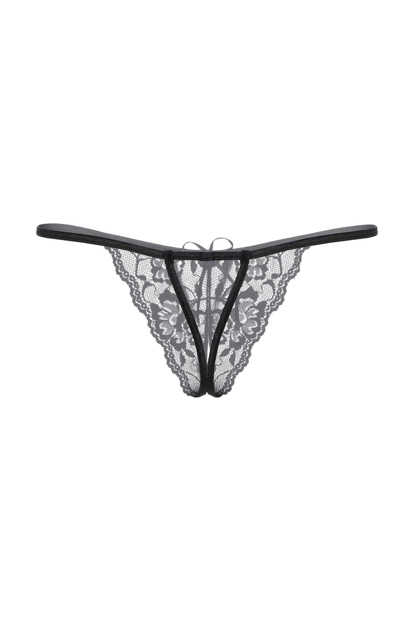 Эротическое стринги открытые кружевные softline collection, черный, s/l в Симферополе